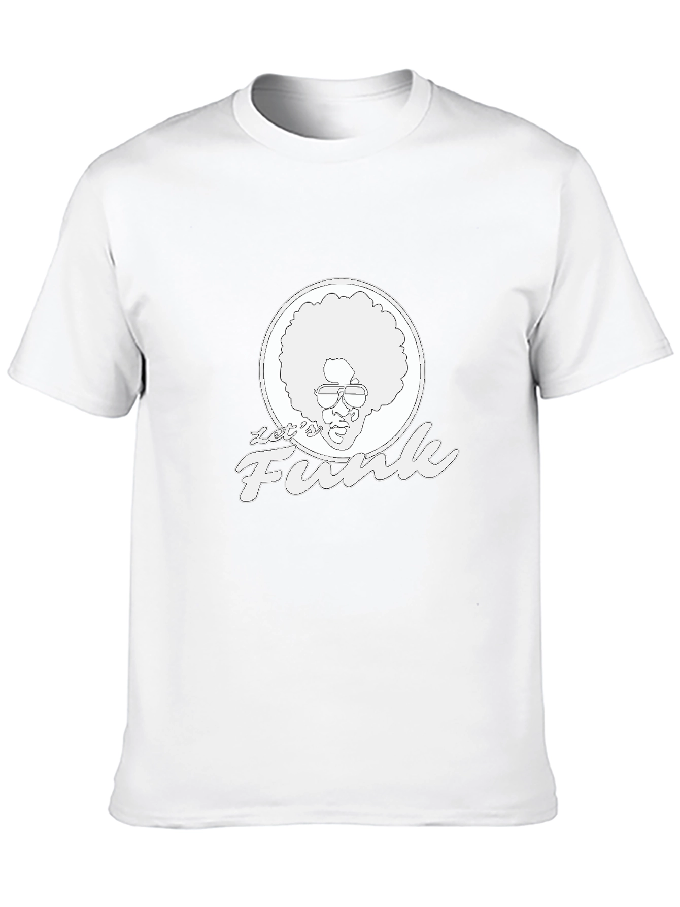 Retro Funk Graphic Tee - Black Cotton T-Shirt
