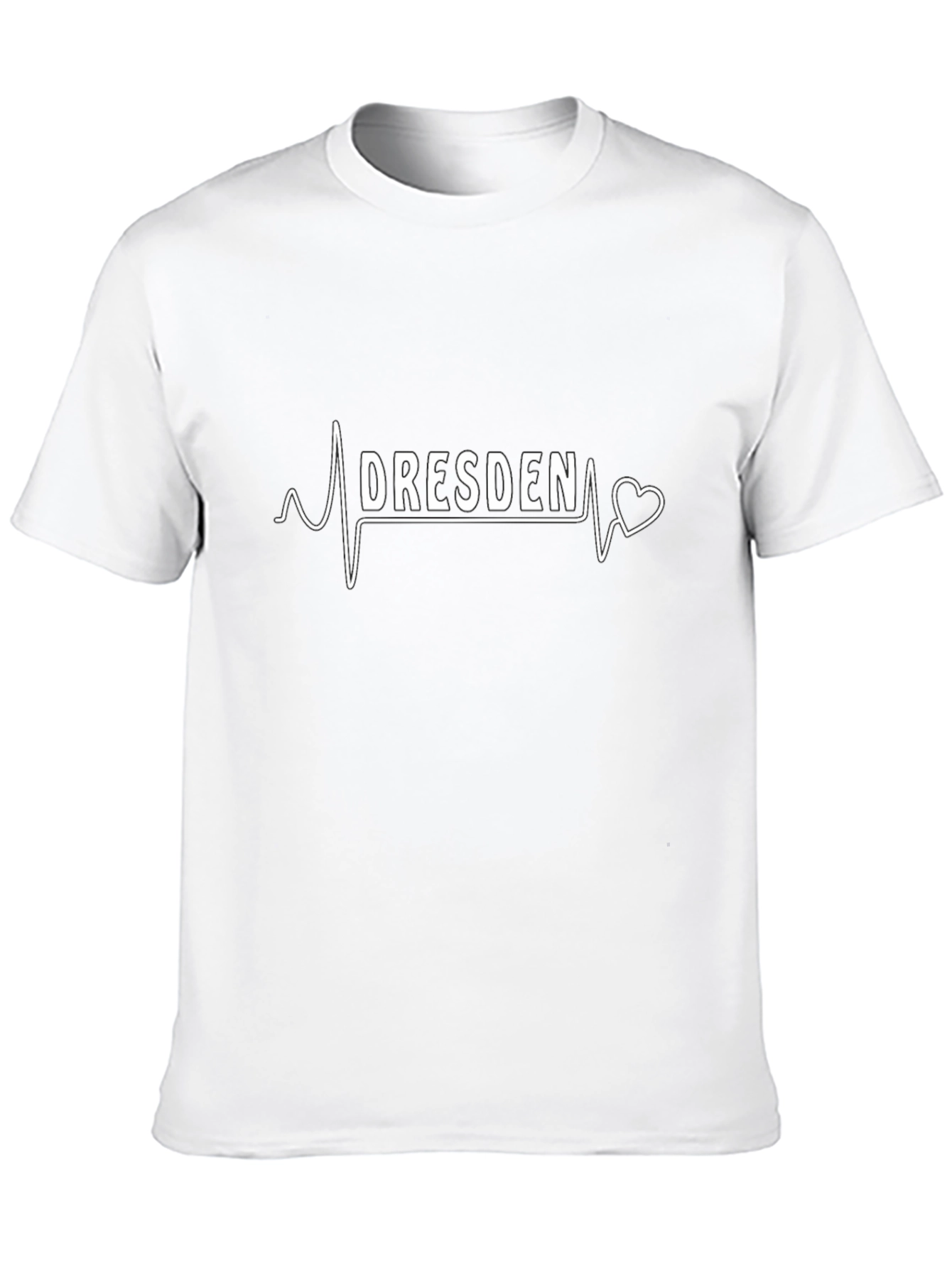 Dresden Heartbeat Graphic Tee - City Love
