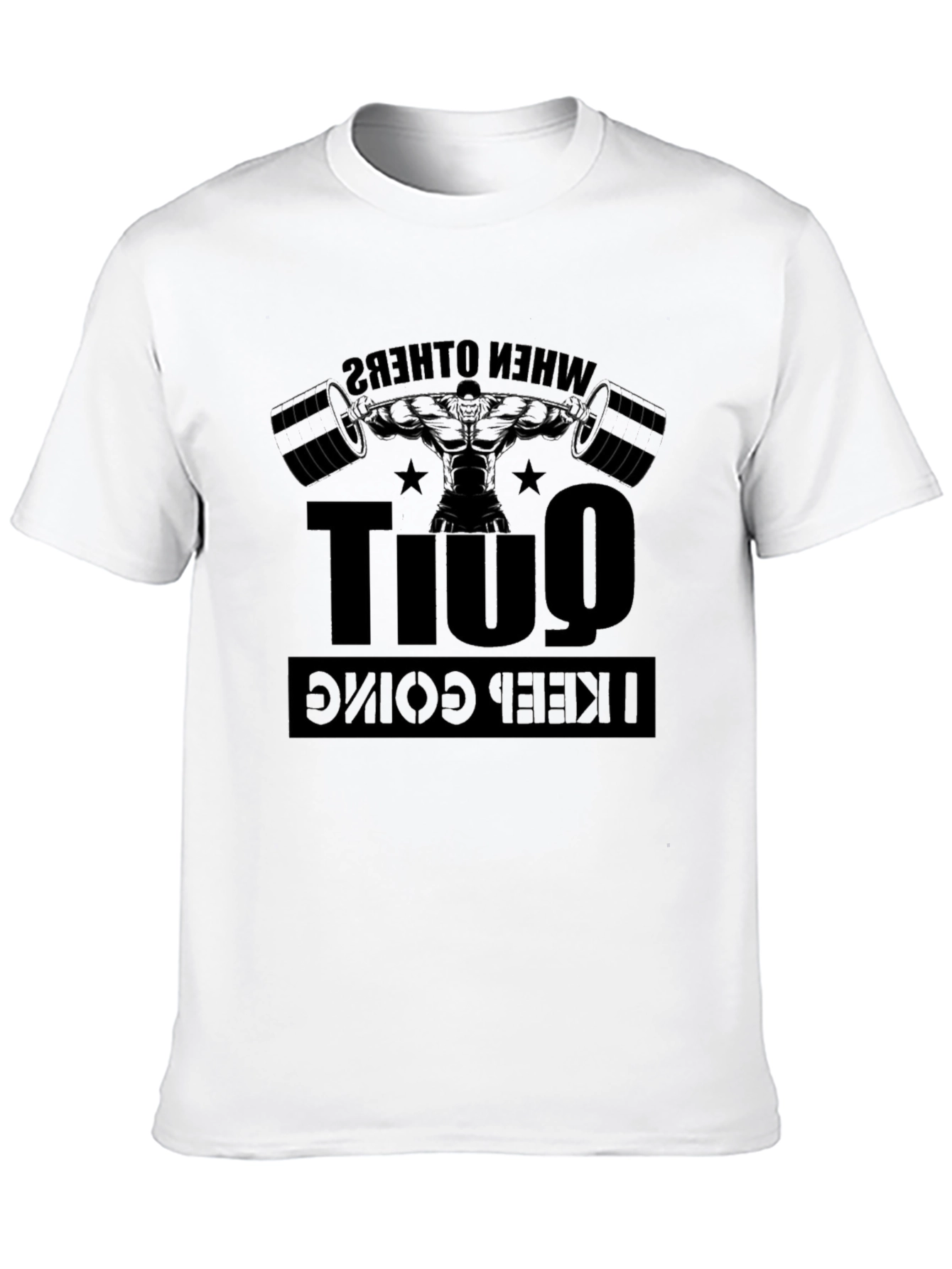 Motivational Workout T-Shirt - When Others Quit