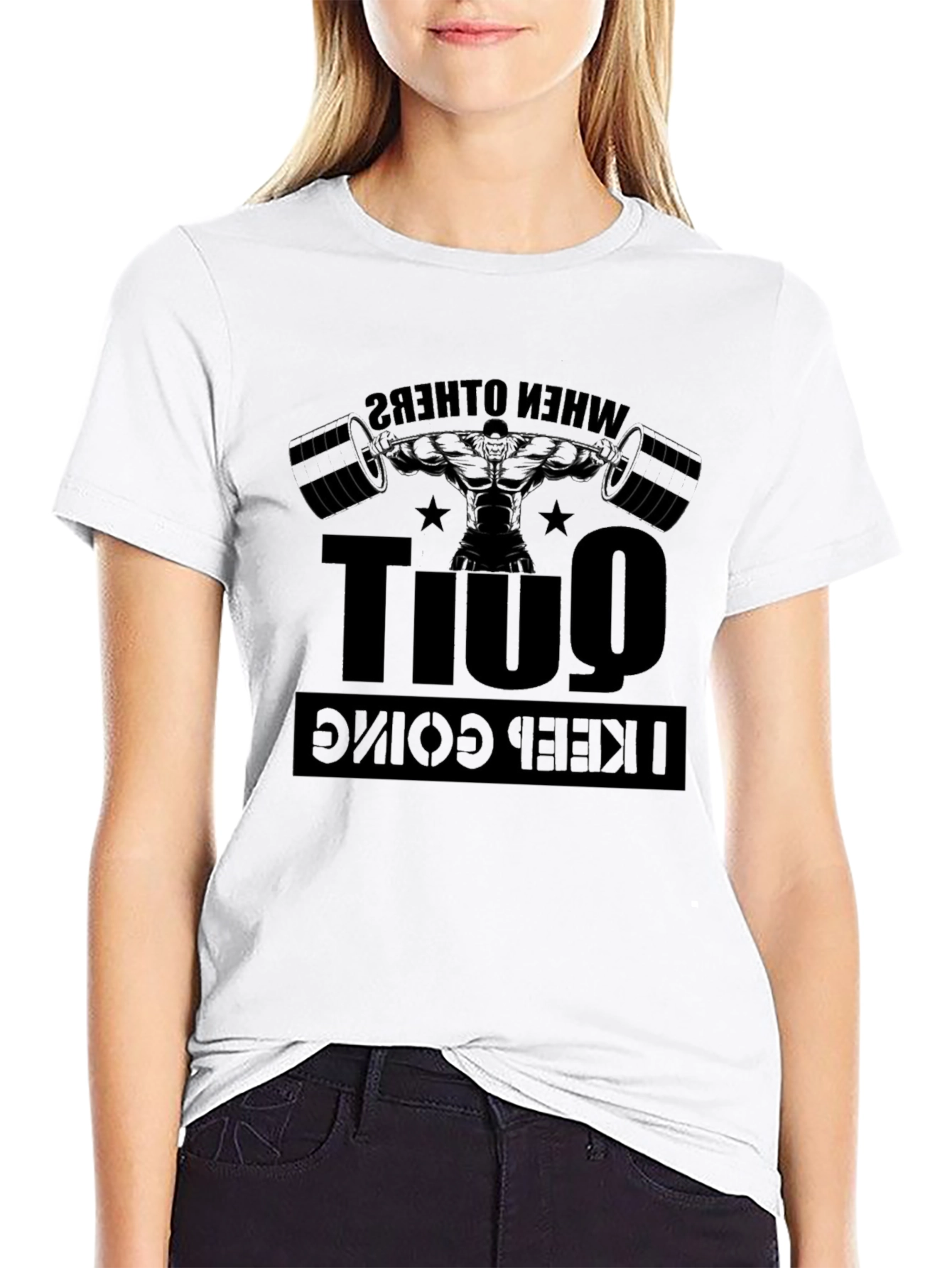 Motivational Workout T-Shirt - When Others Quit