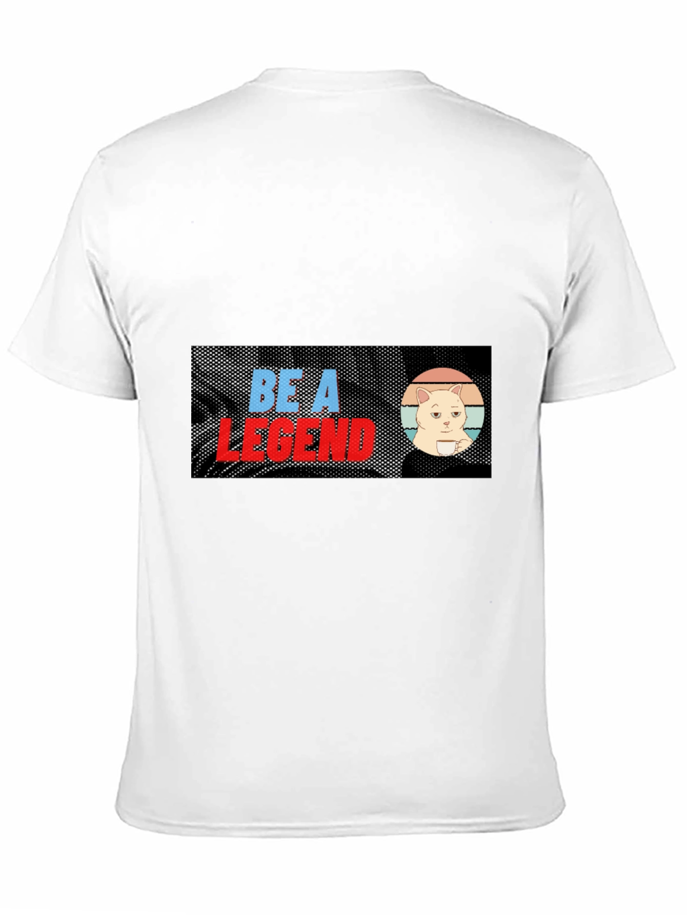 Be A Legend Cat Meme T-Shirt - Black
