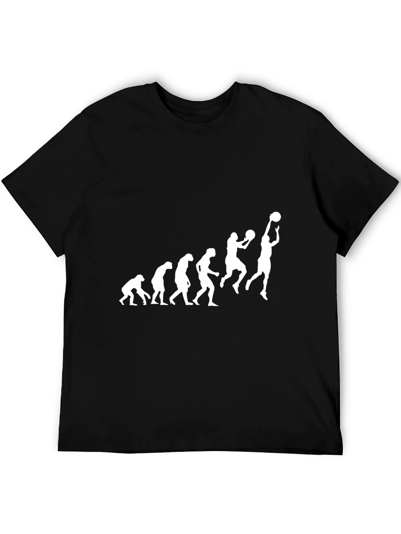 Evolution of Basketball T-Shirt - Black
