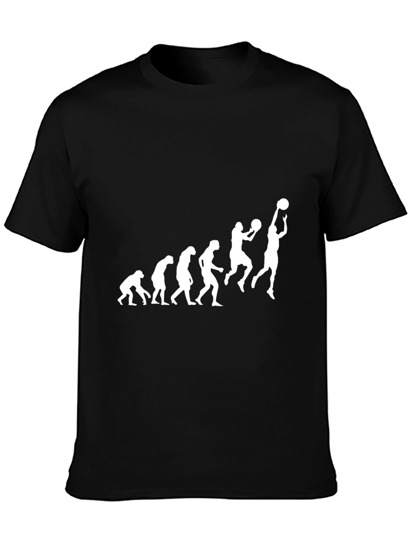 Evolution of Basketball T-Shirt - Black