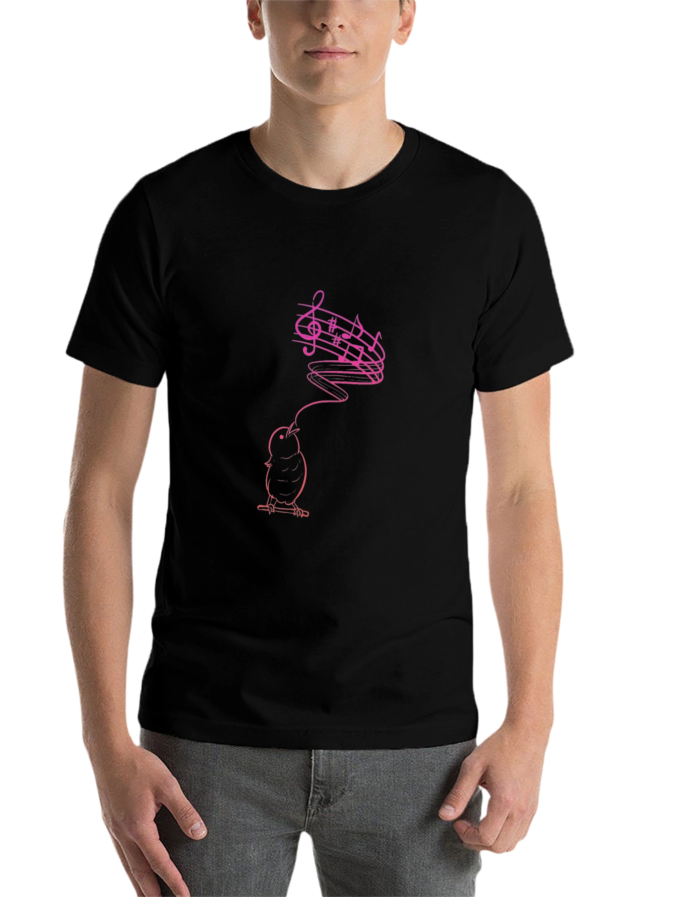 Singing Bird Graphic T-Shirt