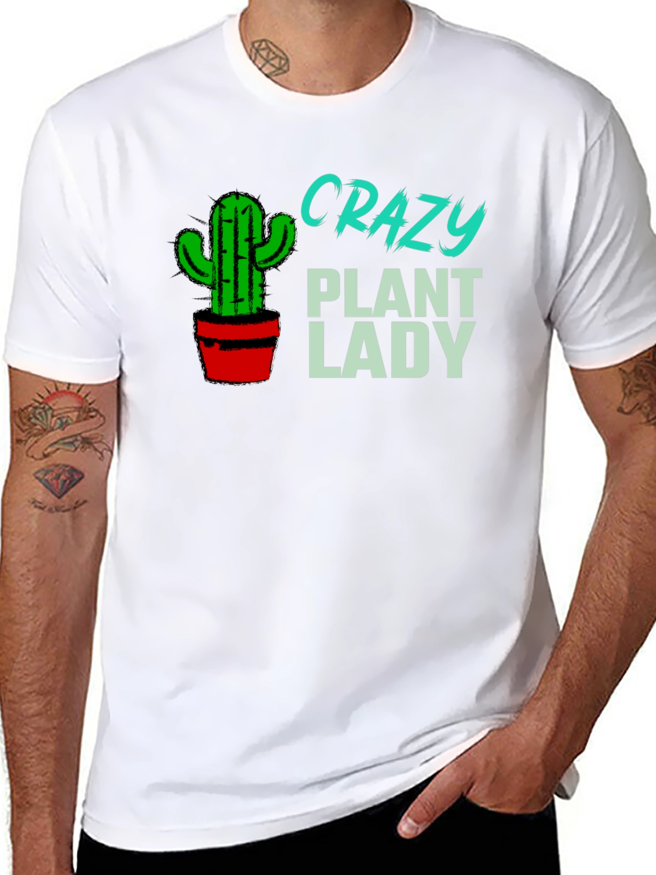 Crazy Plant Lady Graphic T-Shirt