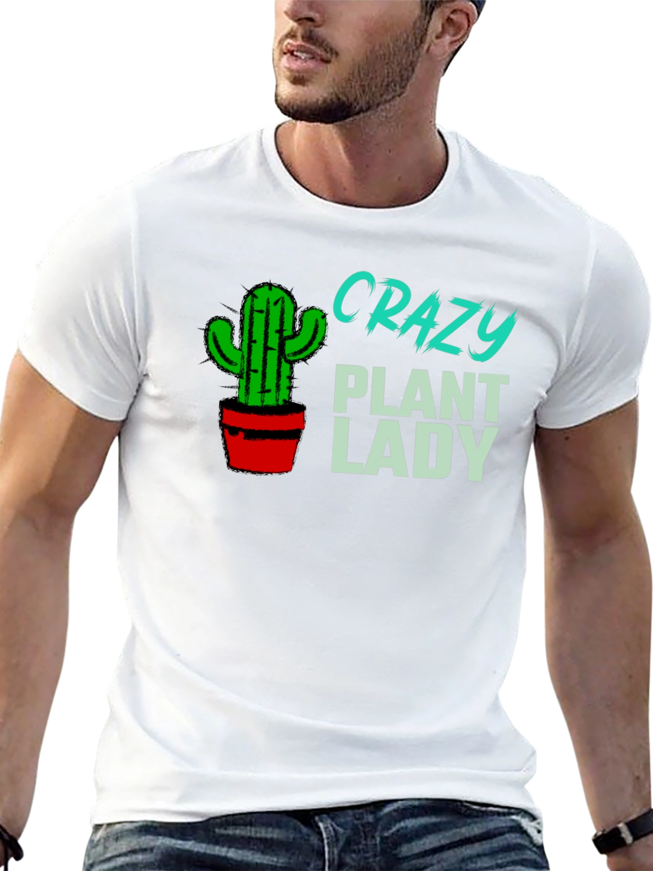 Crazy Plant Lady Graphic T-Shirt