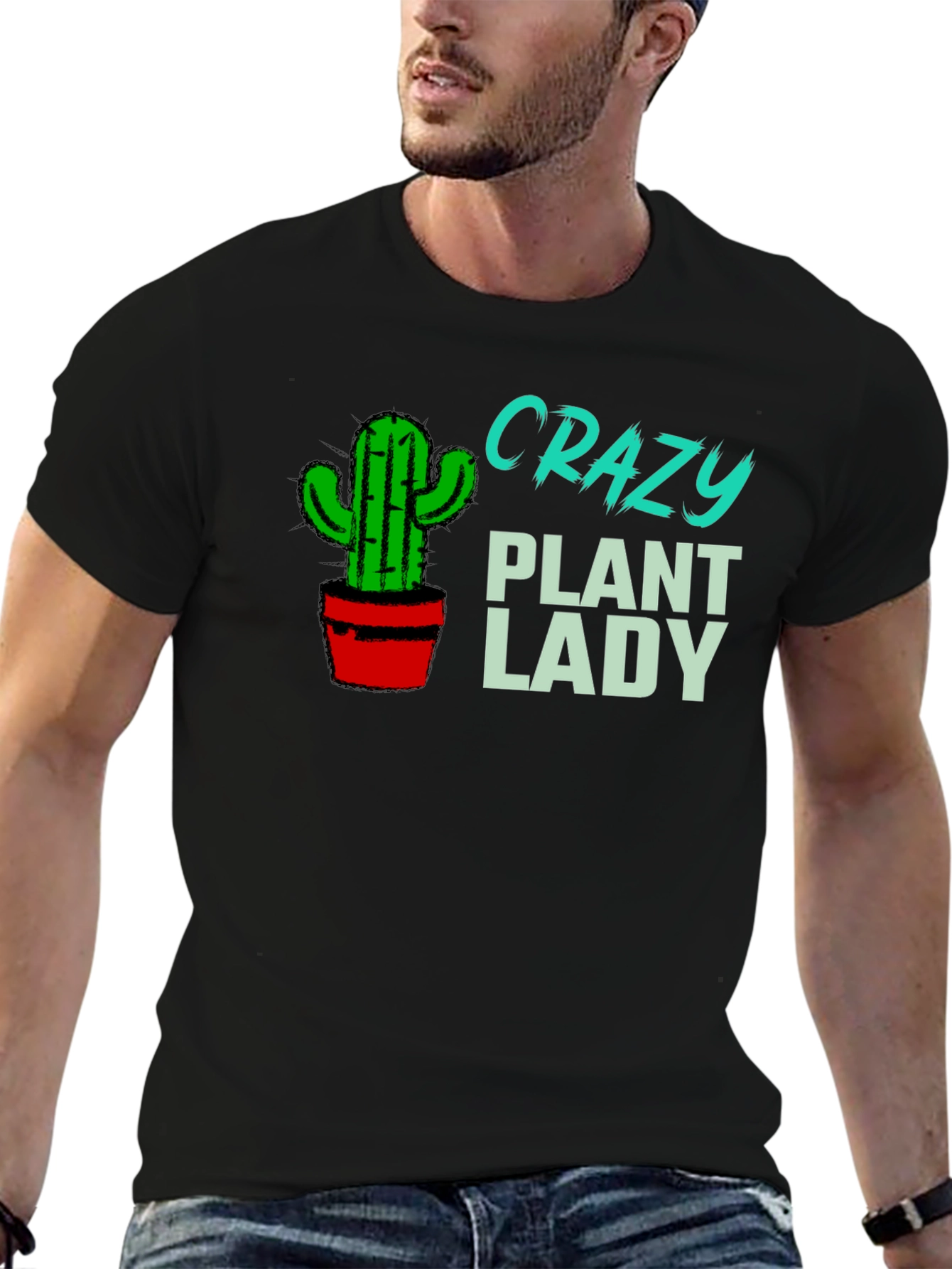 Crazy Plant Lady Graphic T-Shirt
