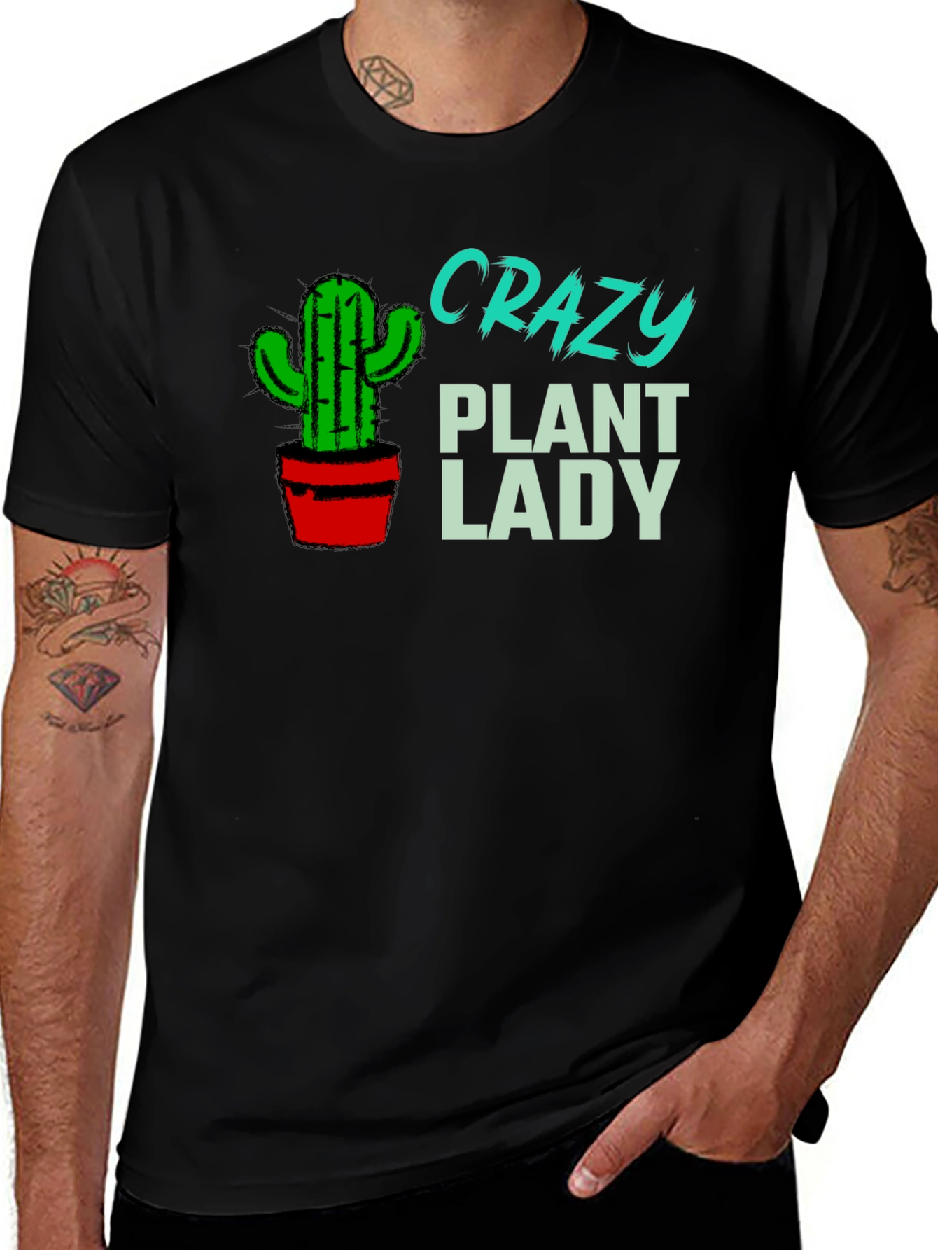 Crazy Plant Lady Graphic T-Shirt