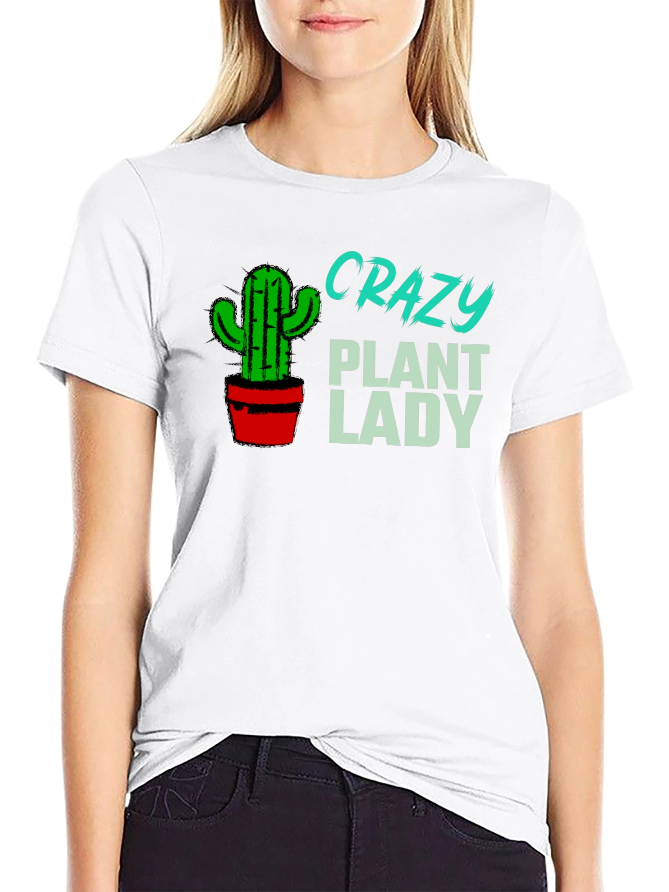 Crazy Plant Lady Graphic T-Shirt