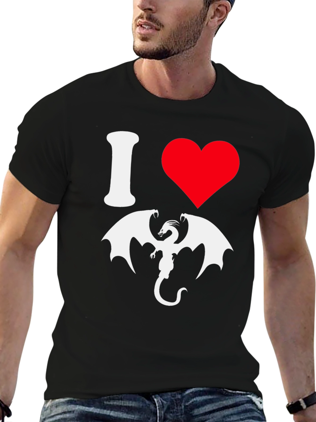 I Heart Dragons Graphic Tee