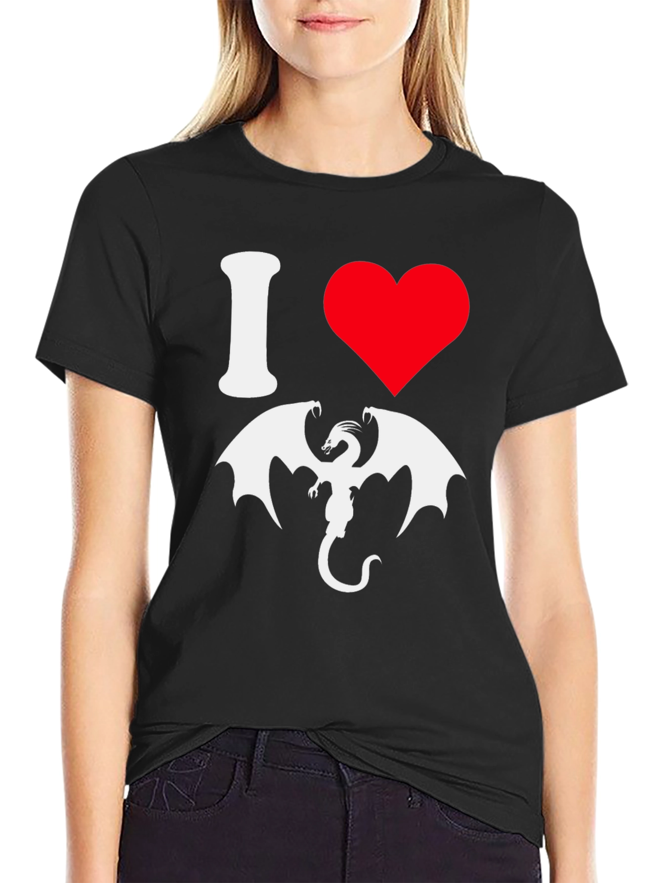 I Heart Dragons Graphic Tee