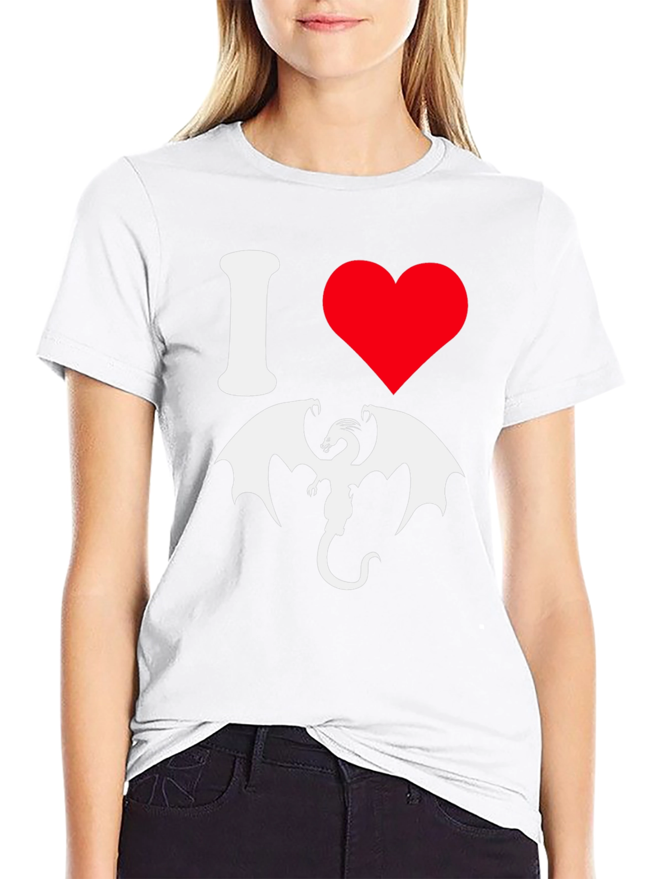 I Heart Dragons Graphic Tee