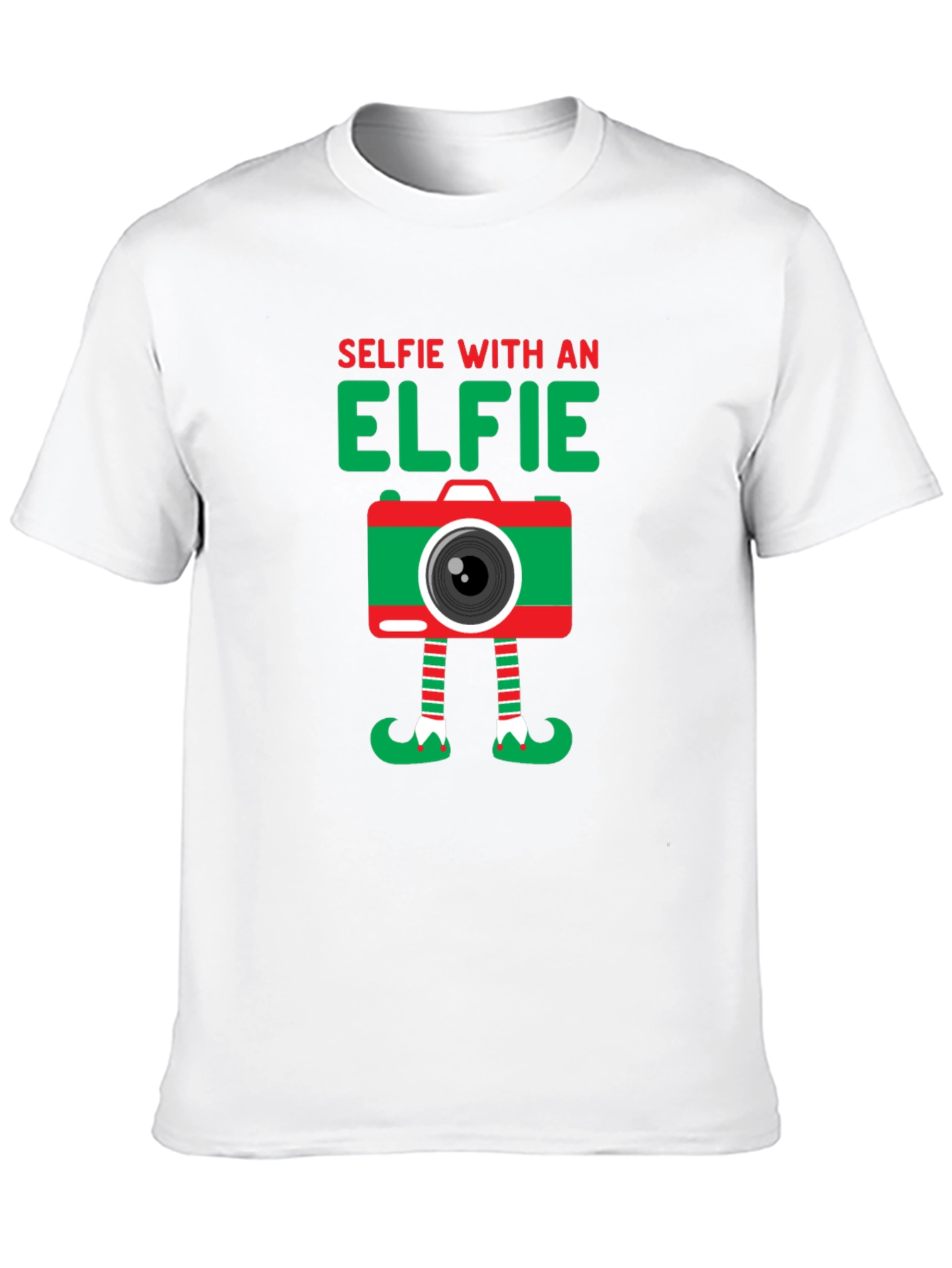 Selfie with an Elfie Christmas T-Shirt