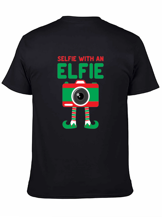 Selfie with an Elfie Christmas T-Shirt