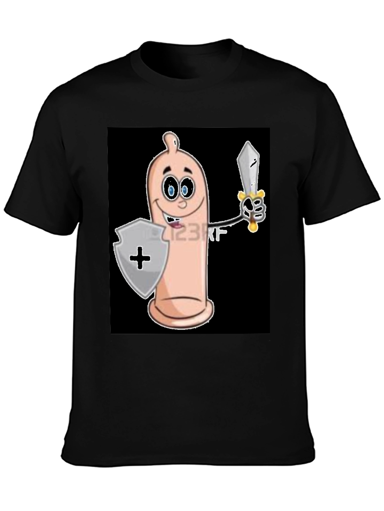 Condom Warrior T-Shirt - Protect Yourself!