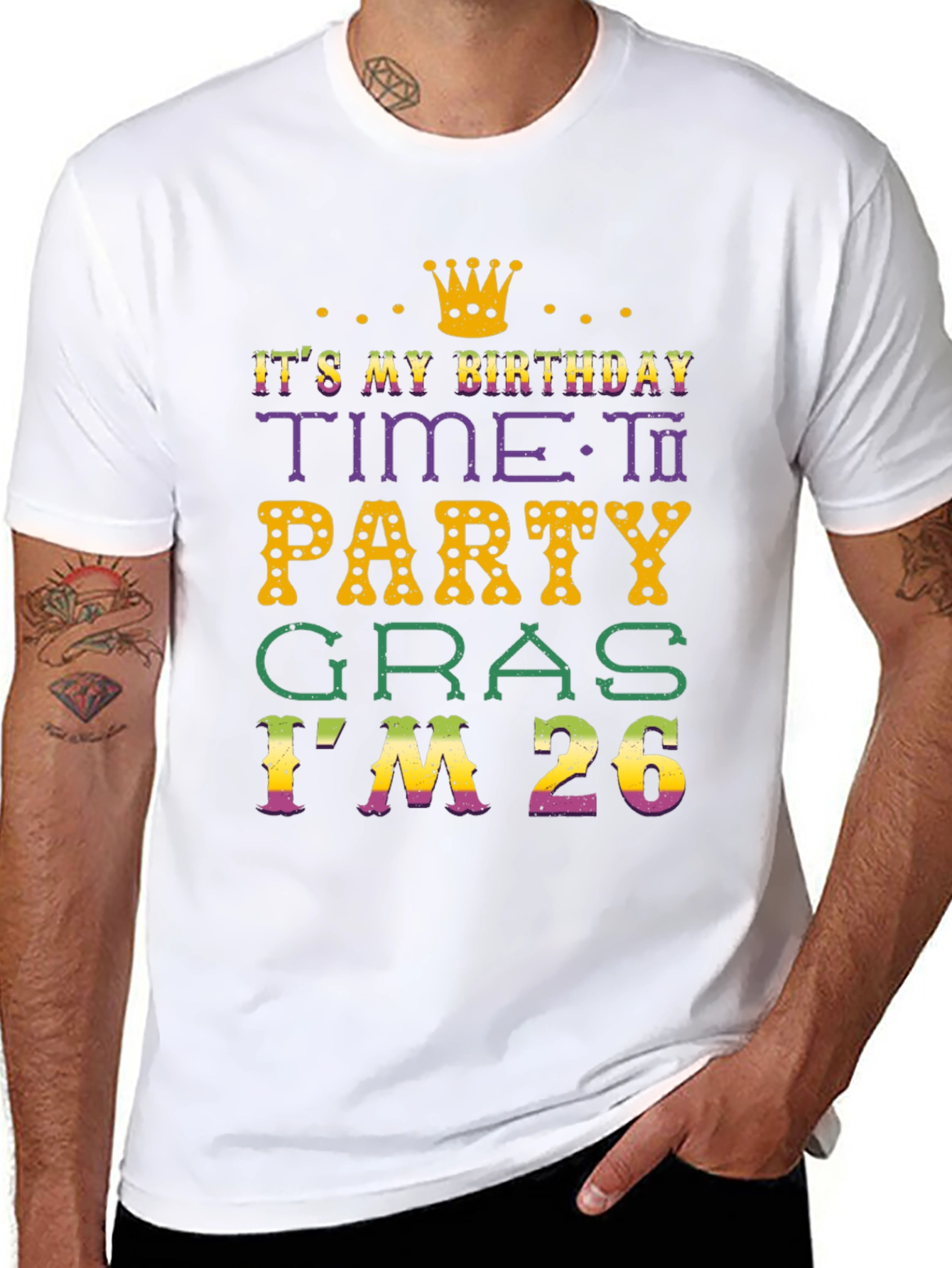 Birthday Time to Party Gras T-Shirt