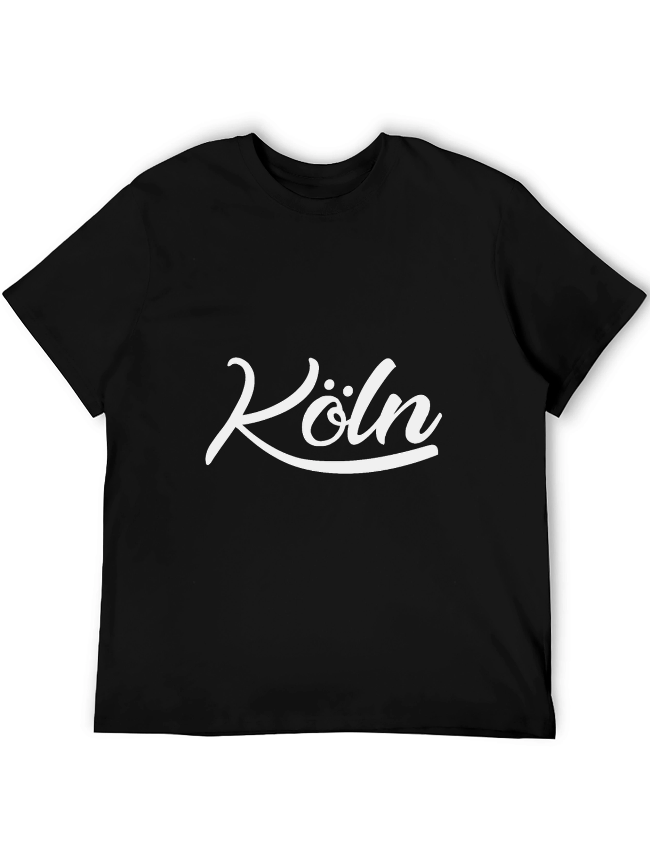 Köln Germany Graphic Tee - Black Cotton T-Shirt