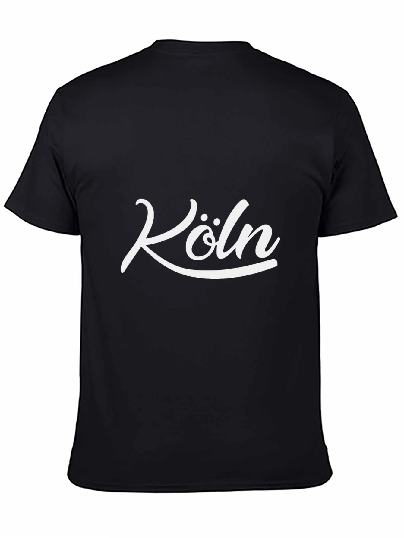 Köln Germany Graphic Tee - Black Cotton T-Shirt