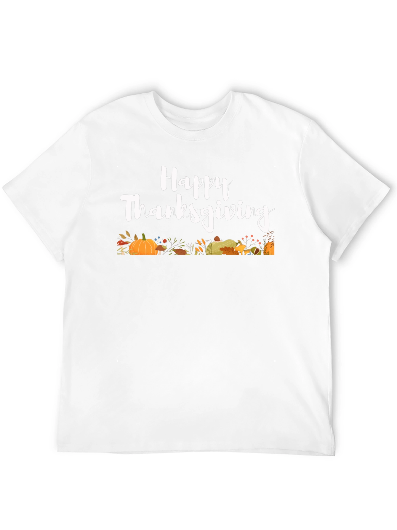 Happy Thanksgiving T-Shirt: Autumn Harvest Holiday Tee
