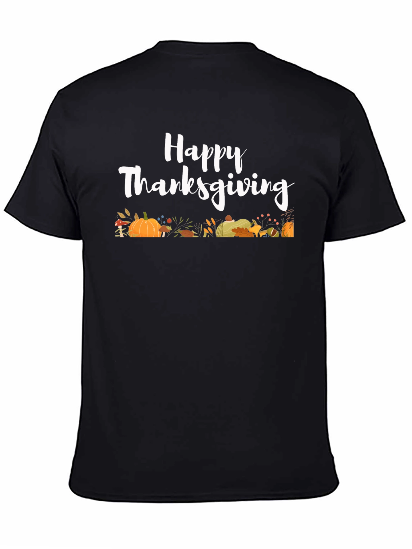 Happy Thanksgiving T-Shirt: Autumn Harvest Holiday Tee