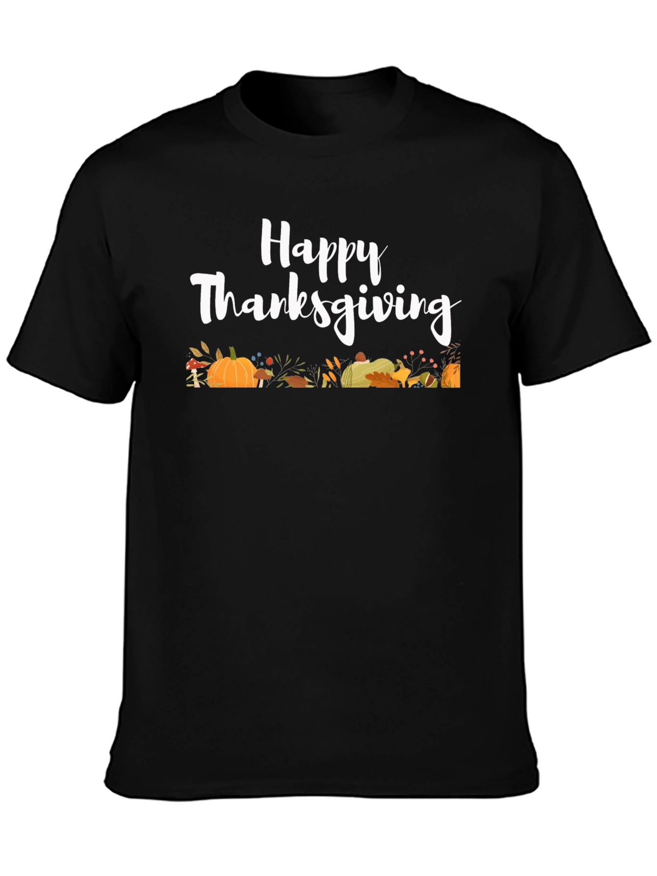 Happy Thanksgiving T-Shirt: Autumn Harvest Holiday Tee