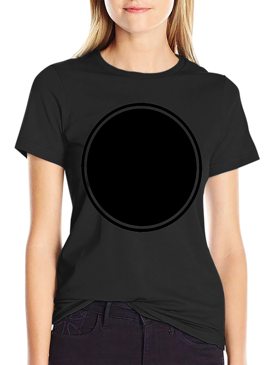 Solid Black Crew Neck T-Shirt