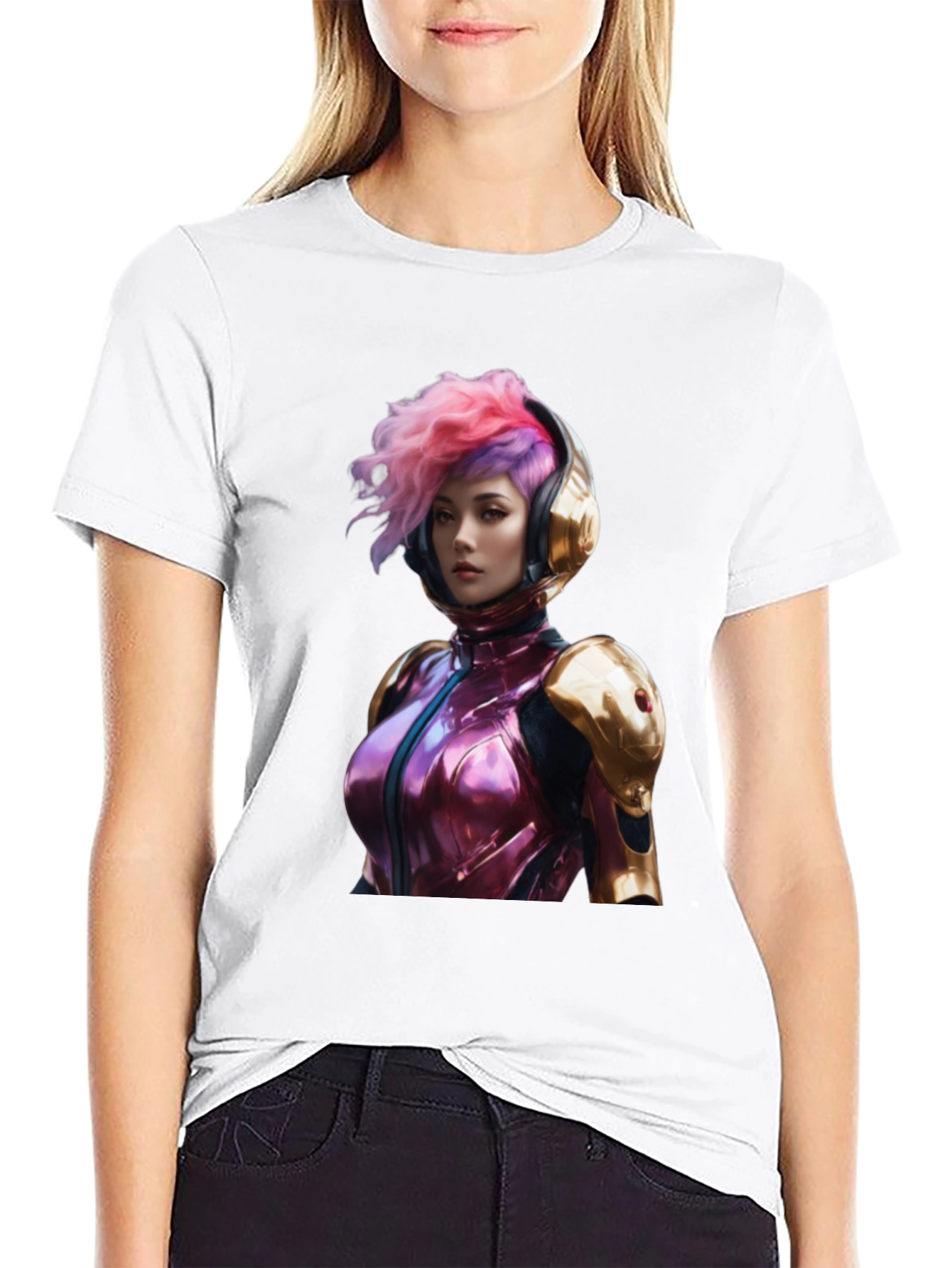 Sci-Fi Girl T-Shirt - Unique Graphic Tee