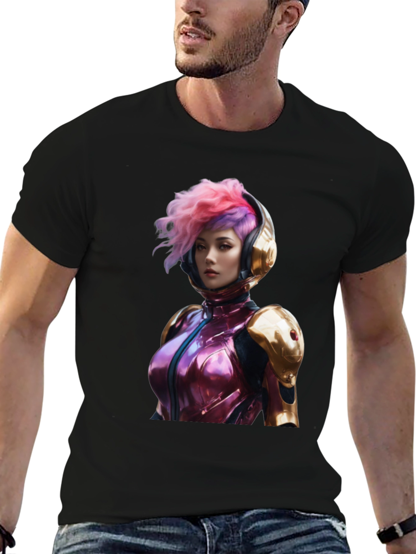 Sci-Fi Girl T-Shirt - Unique Graphic Tee
