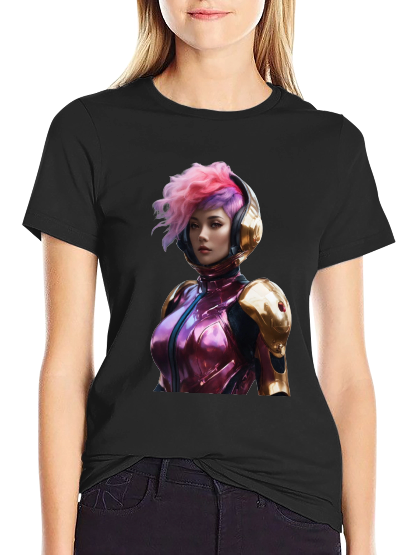 Sci-Fi Girl T-Shirt - Unique Graphic Tee