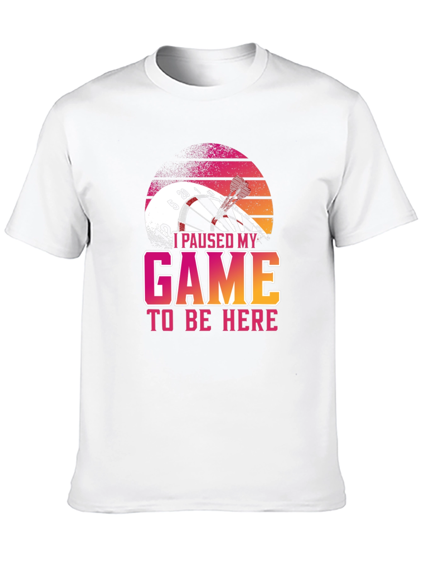 Funny Darts T-Shirt: I Paused My Game