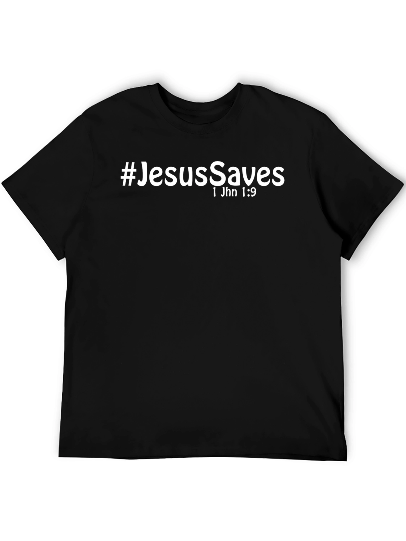 #JesusSaves T-Shirt - I John 1:9 - Christian Apparel