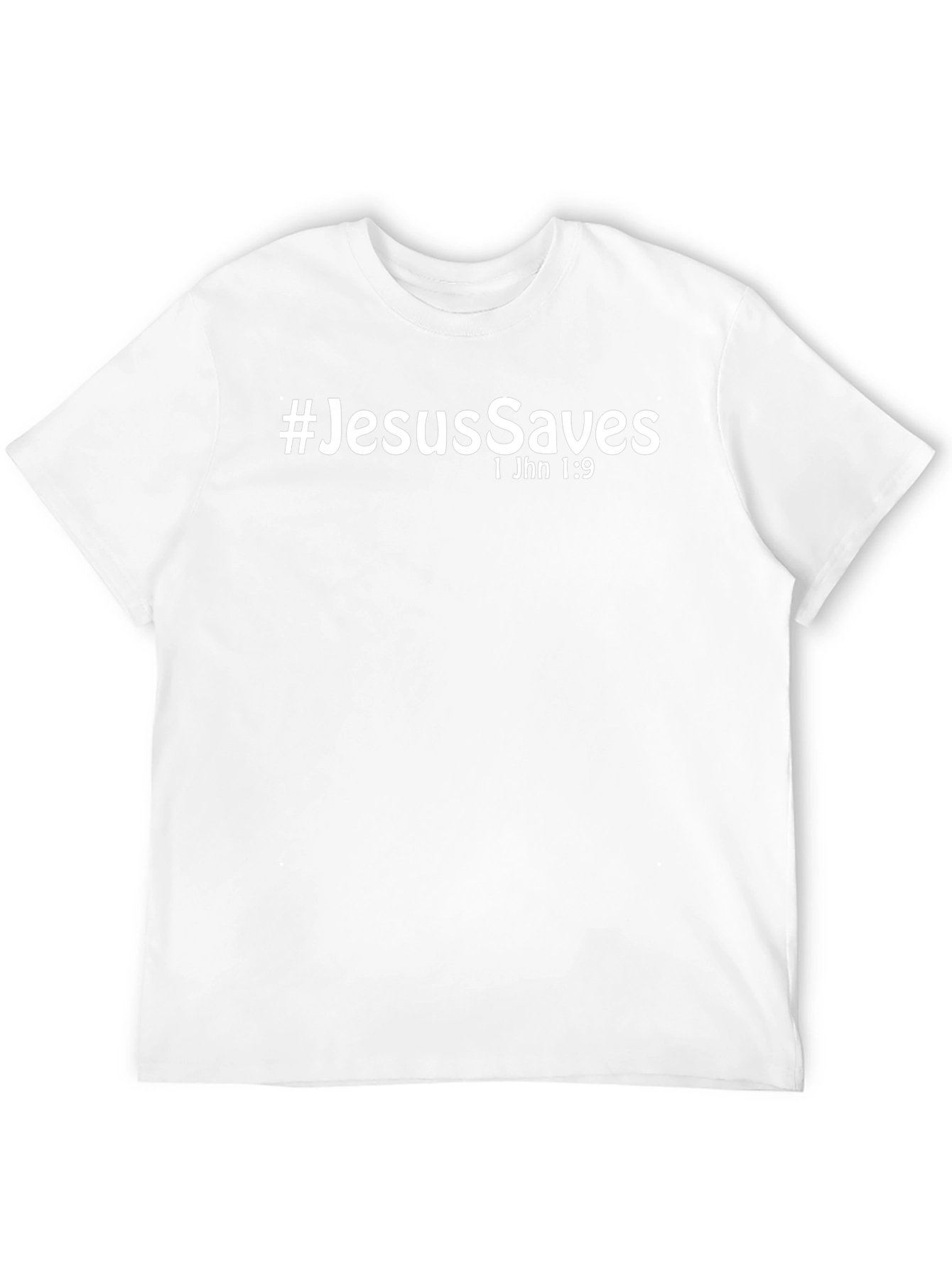 #JesusSaves T-Shirt - I John 1:9 - Christian Apparel