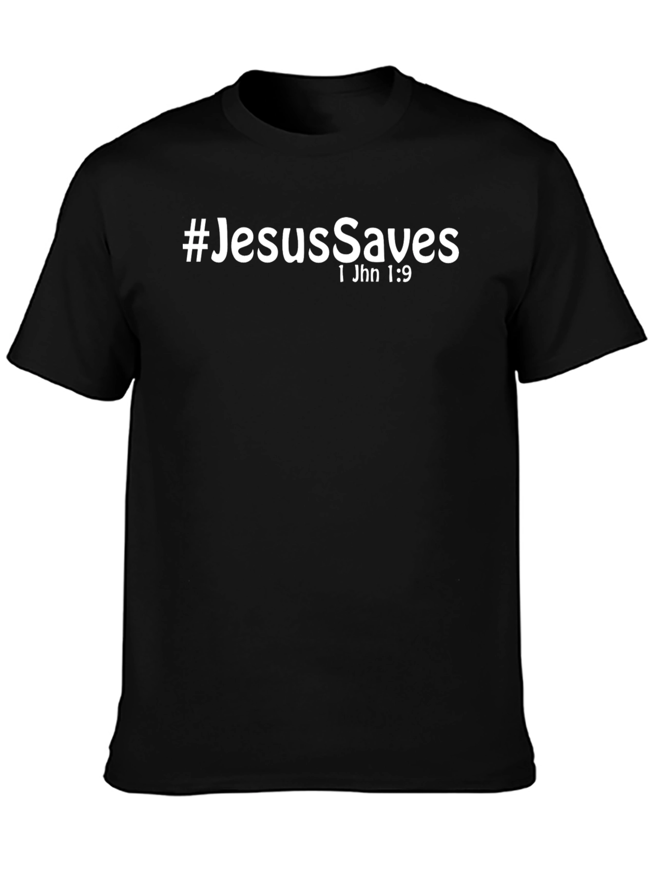 #JesusSaves T-Shirt - I John 1:9 - Christian Apparel
