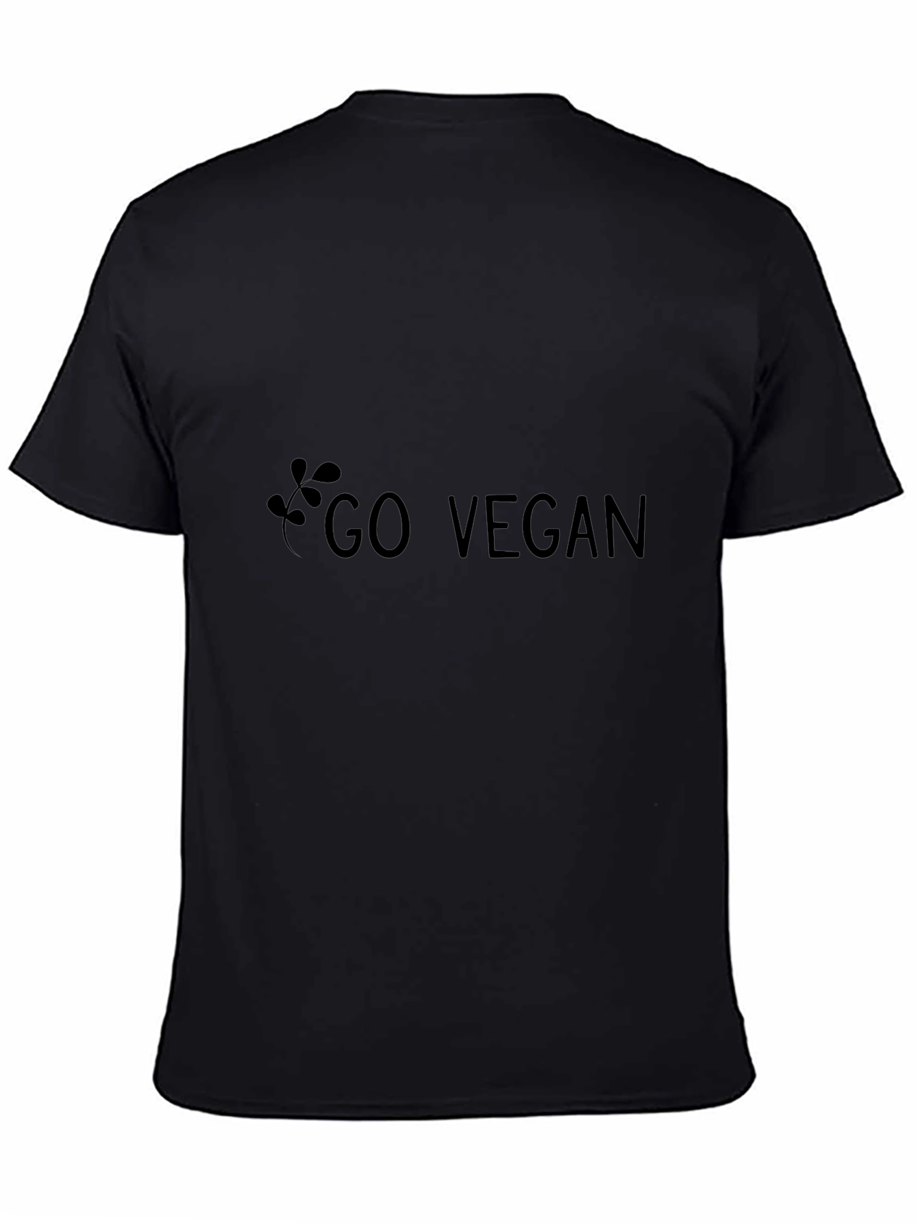 Go Vegan Black T-Shirt