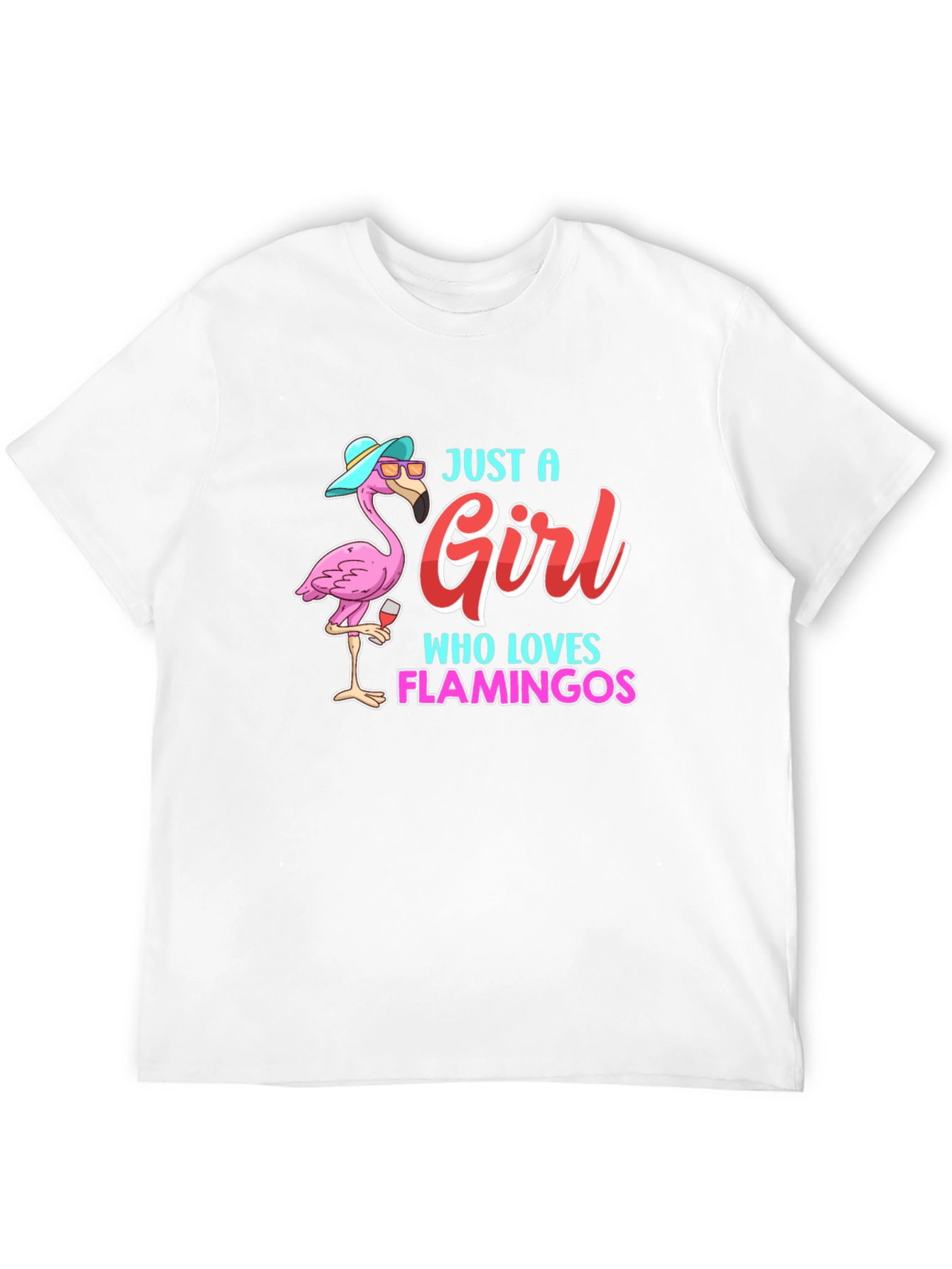 Just a Girl Who Loves Flamingos T-Shirt