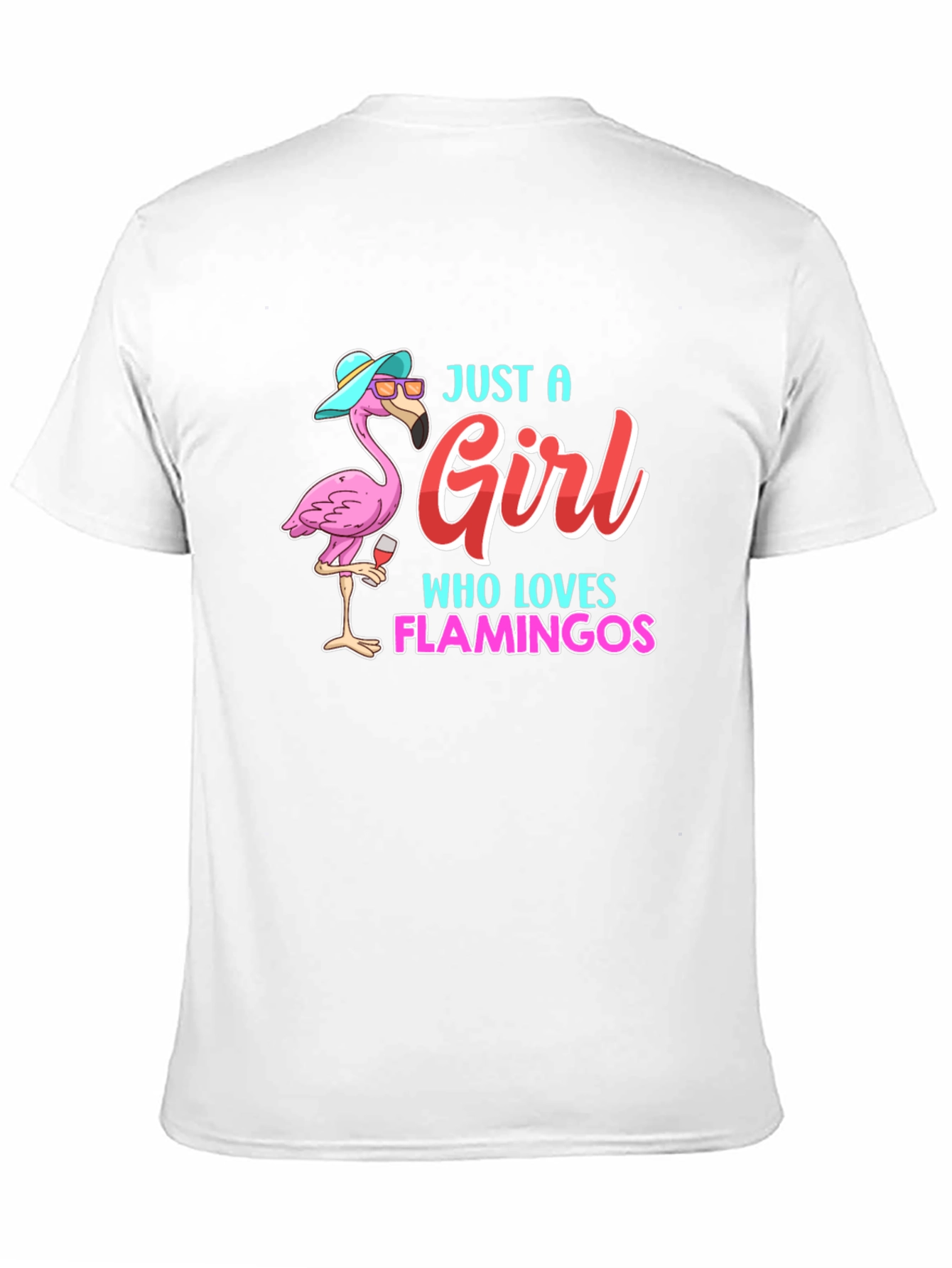 Just a Girl Who Loves Flamingos T-Shirt
