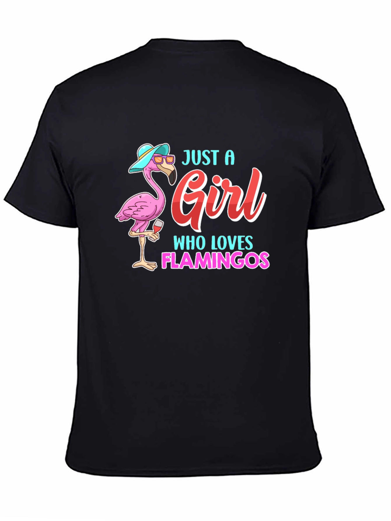 Just a Girl Who Loves Flamingos T-Shirt