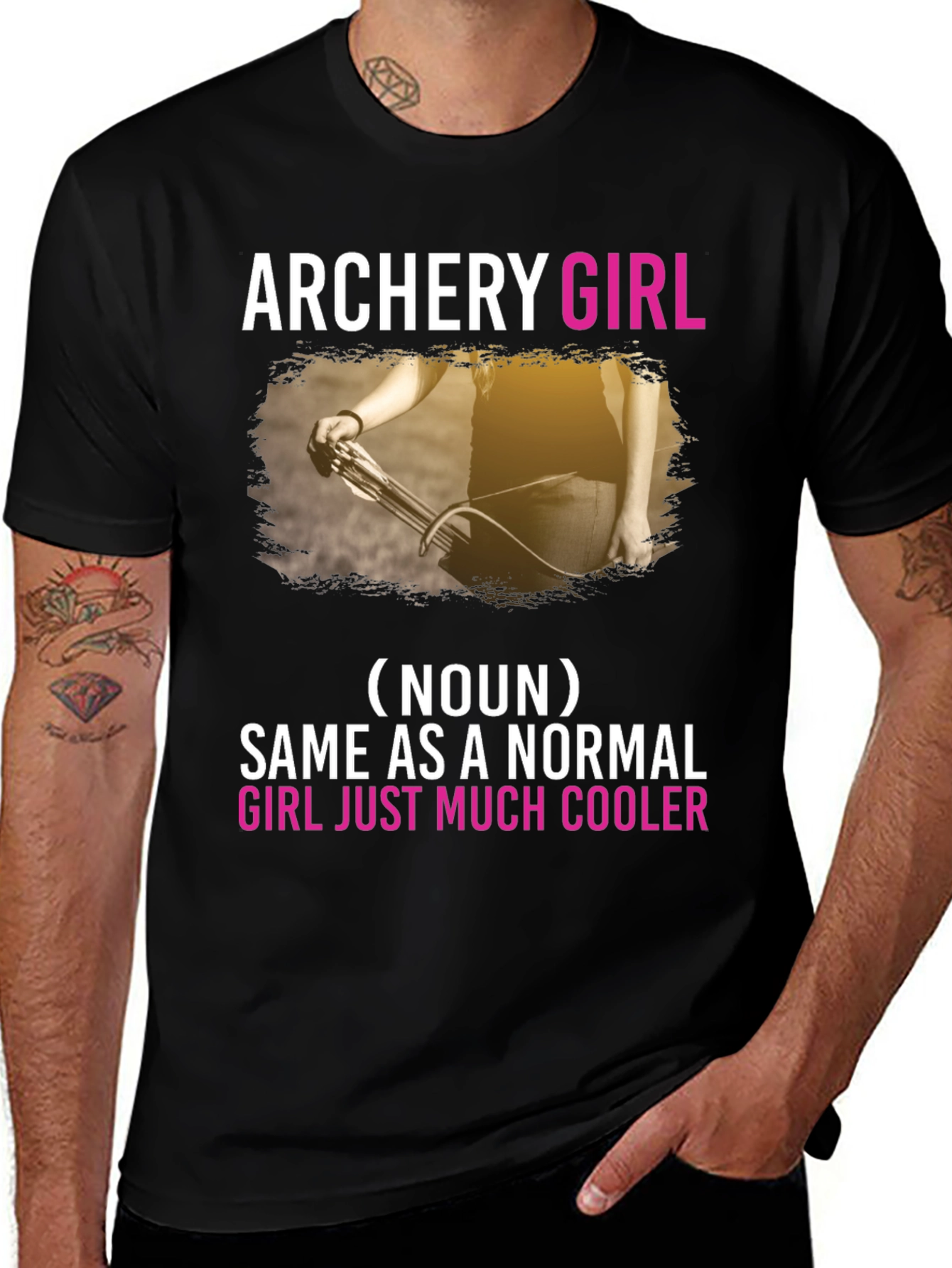 Archery Girl T-Shirt - Cool Archer Tee