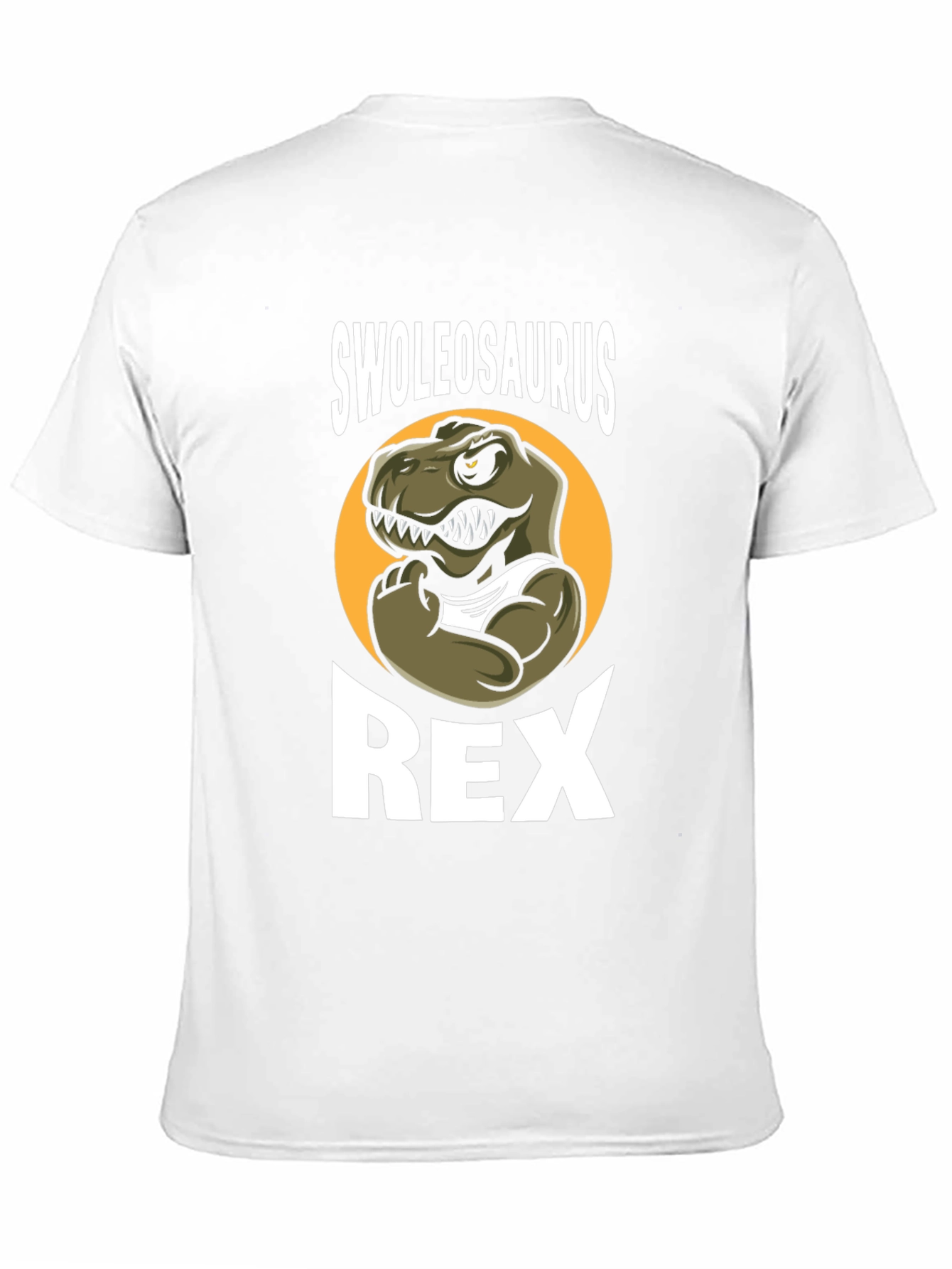 Swoleosaurus Rex Black Graphic T-Shirt