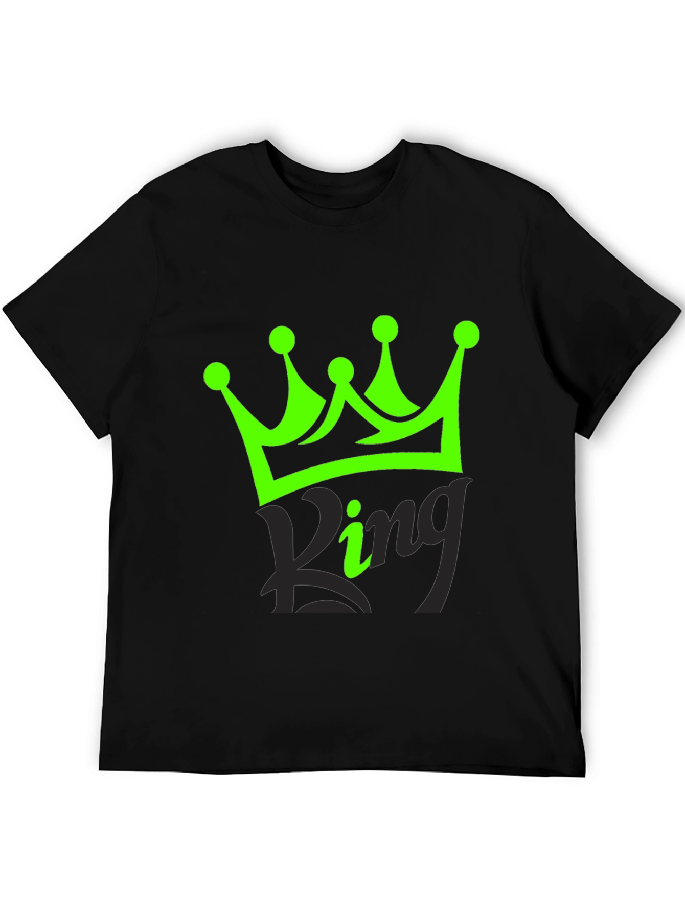 King Crown Graphic T-Shirt - Mens Black Tee
