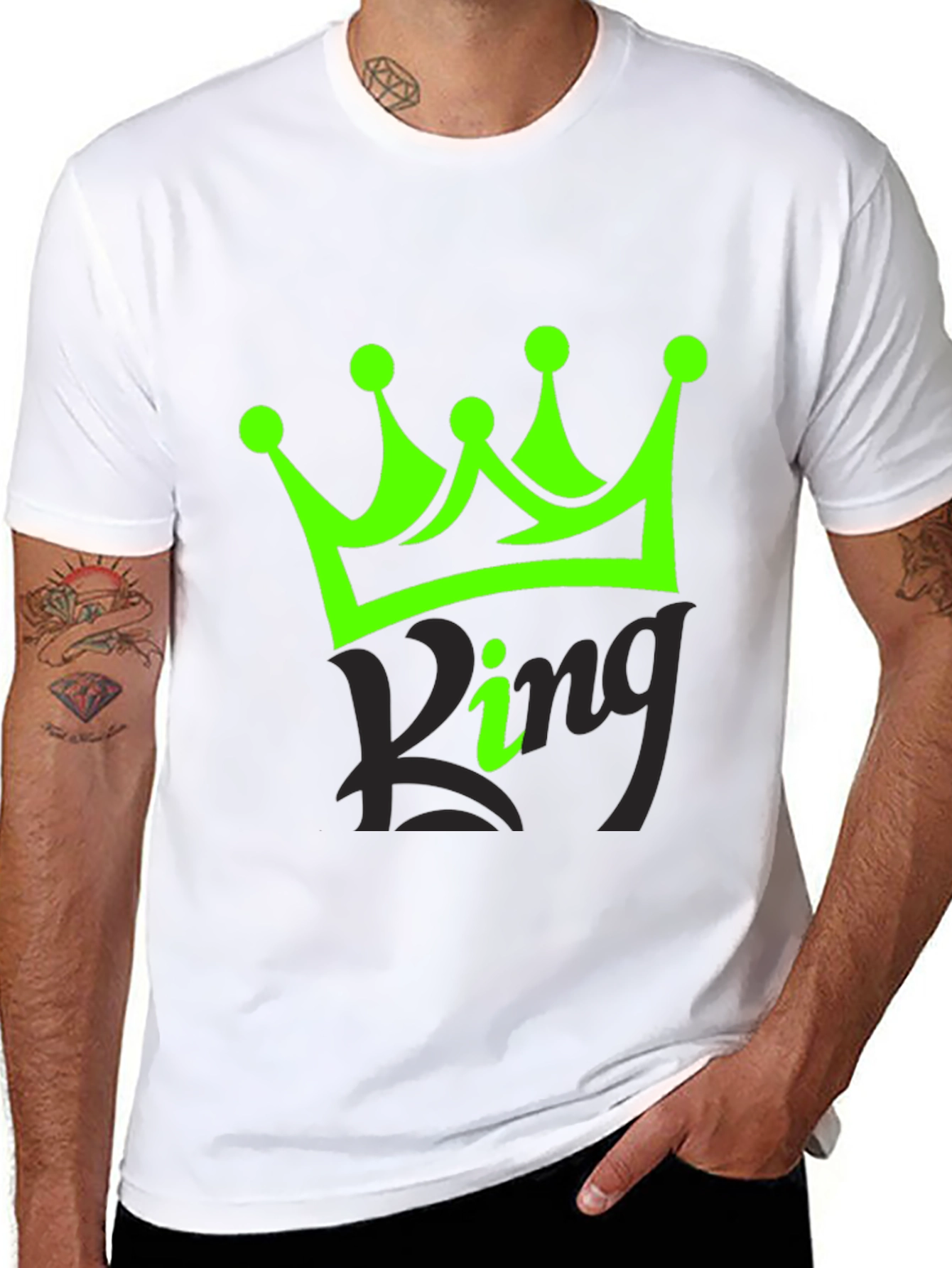 King Crown Graphic T-Shirt - Mens Black Tee