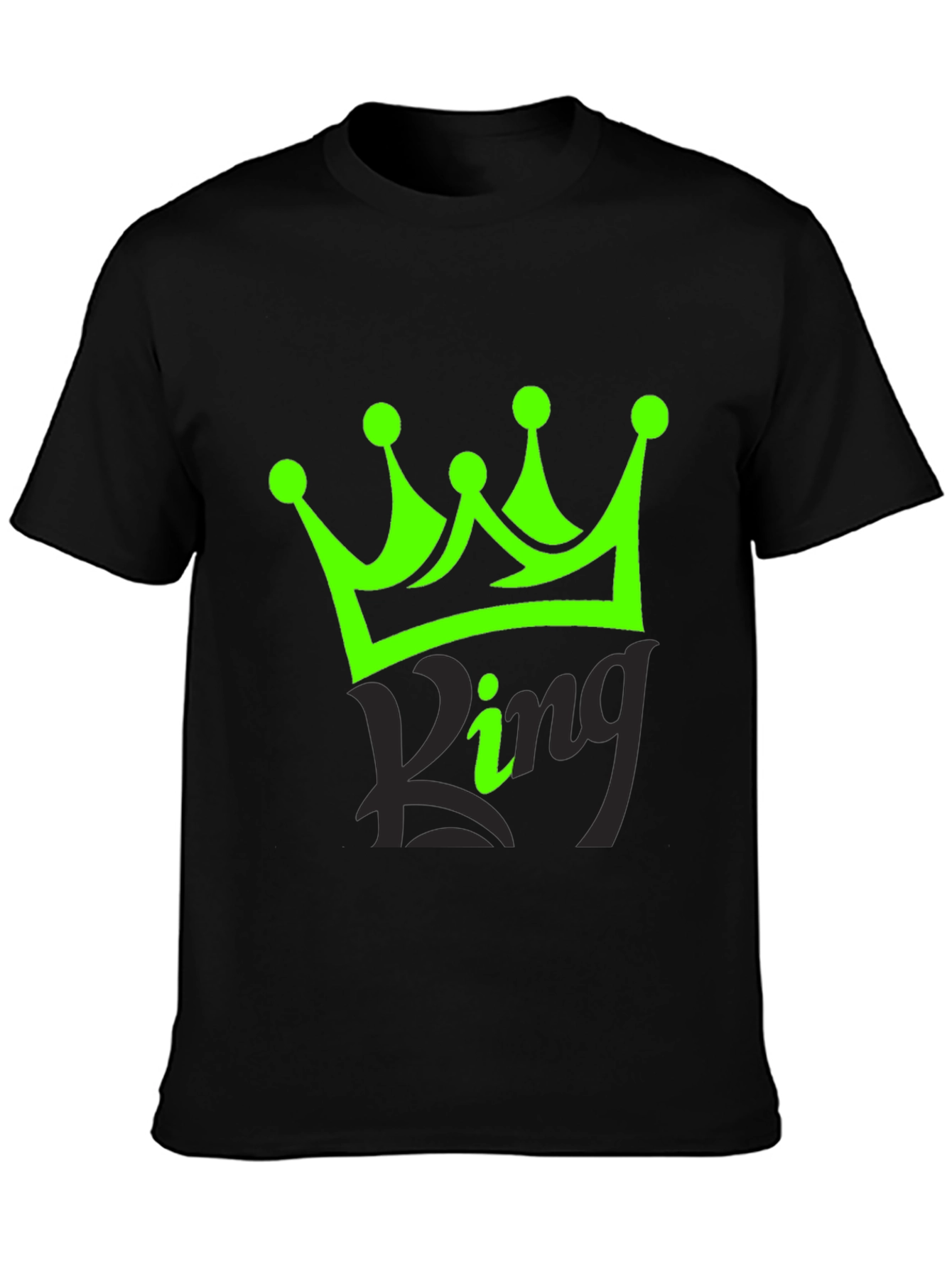 King Crown Graphic T-Shirt - Mens Black Tee