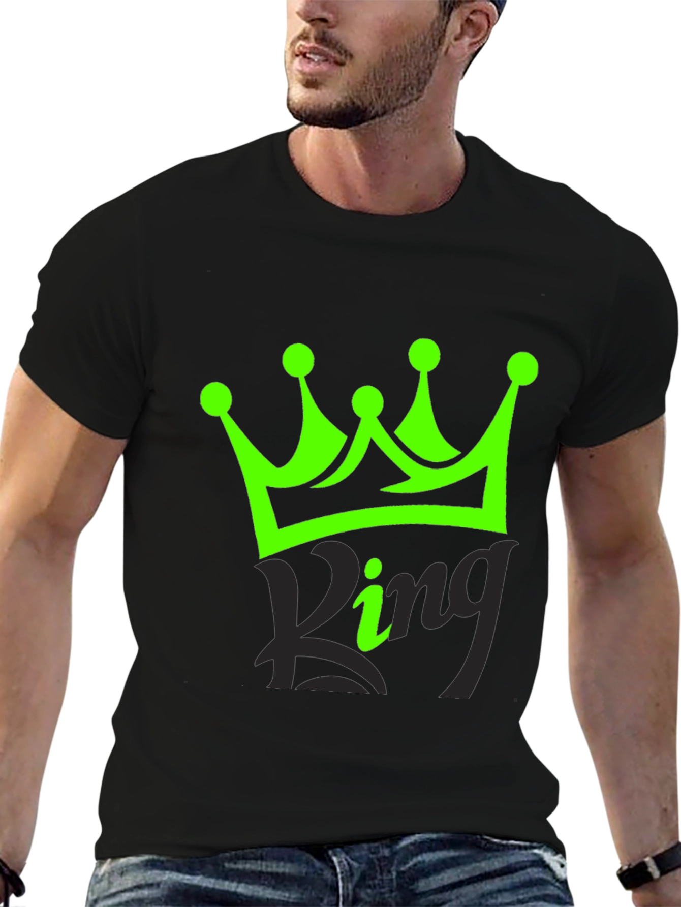 King Crown Graphic T-Shirt - Mens Black Tee