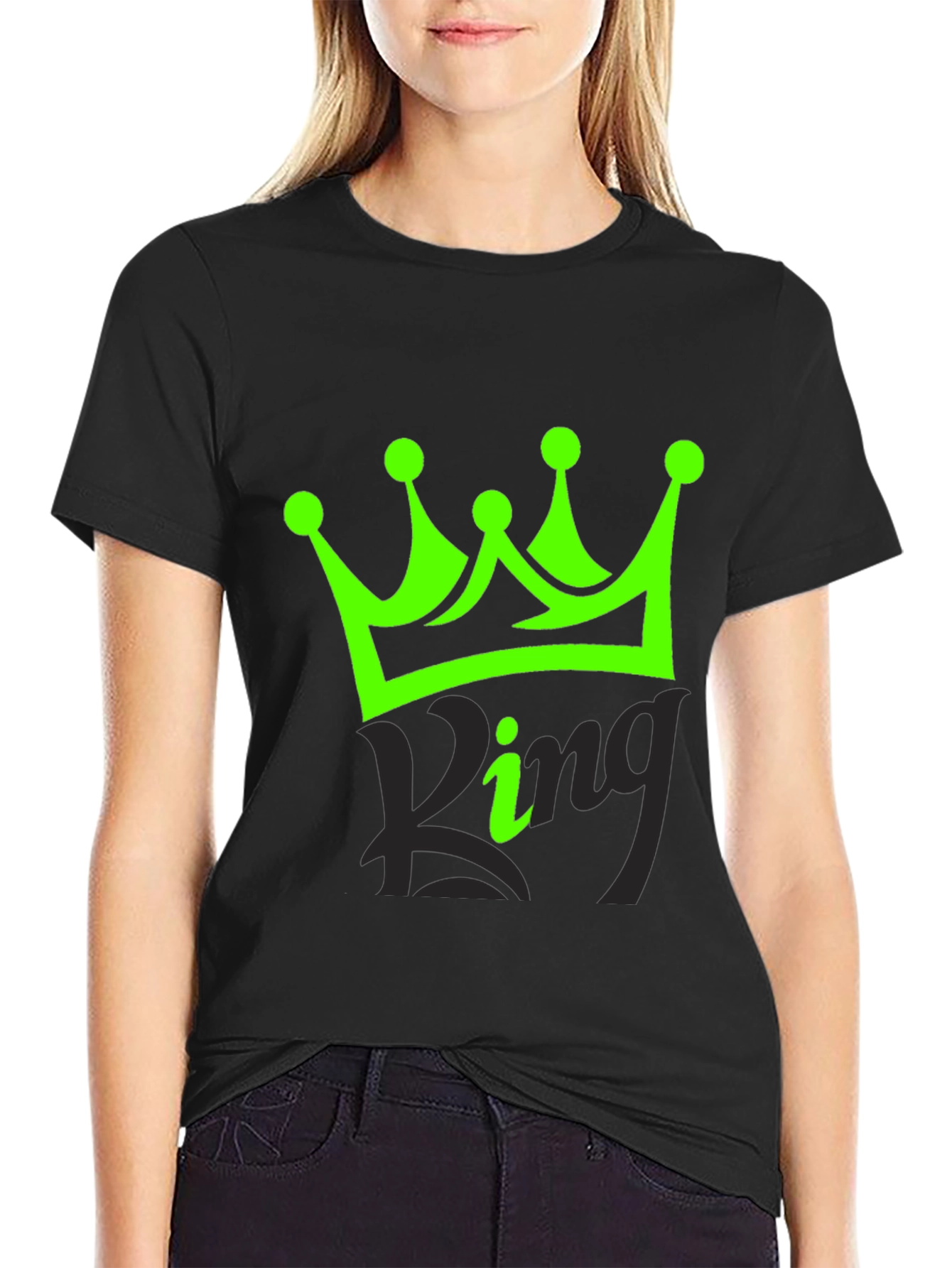 King Crown Graphic T-Shirt - Mens Black Tee