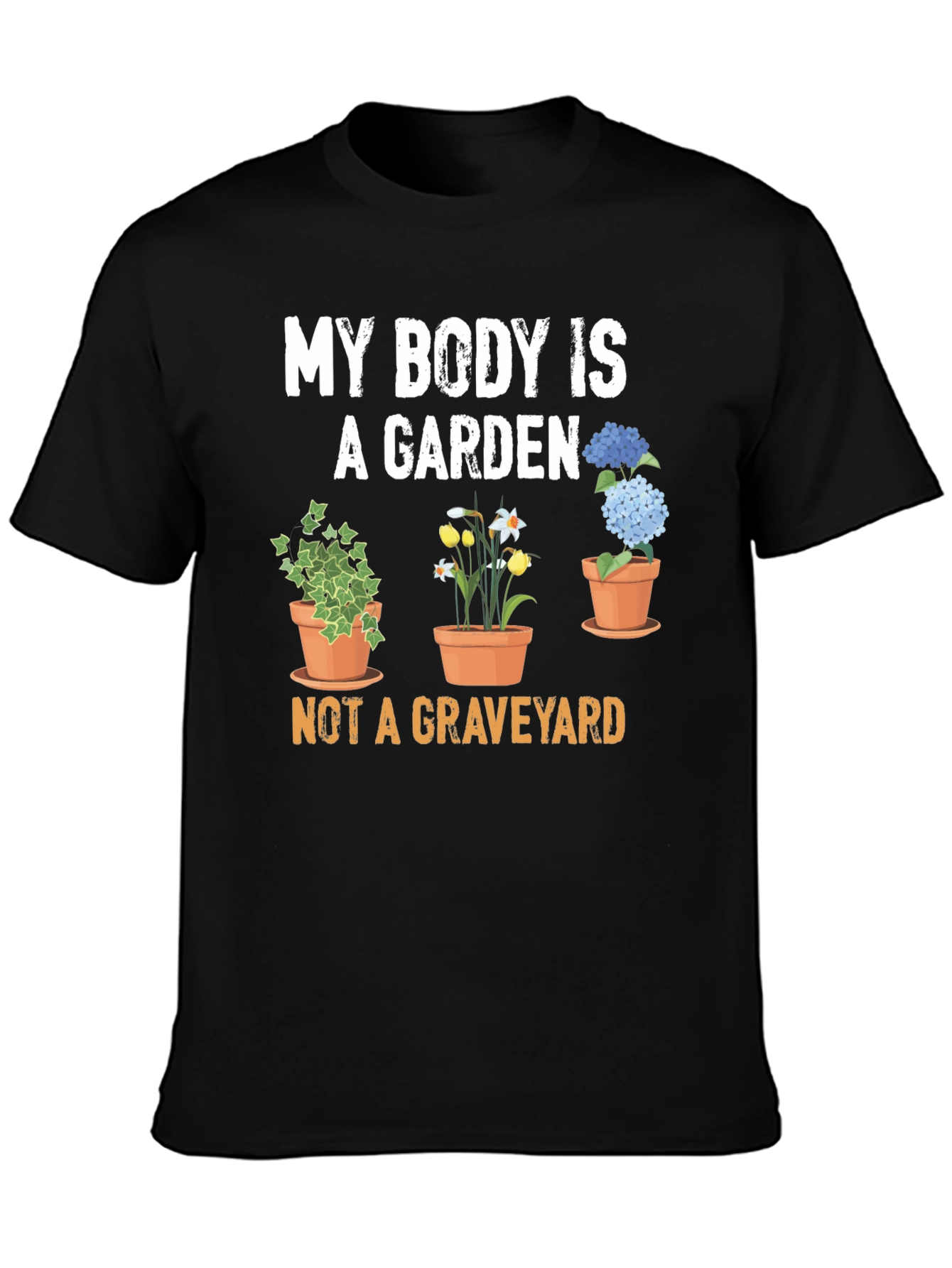 Garden Body T-Shirt: Plant-Based Wellness Tee