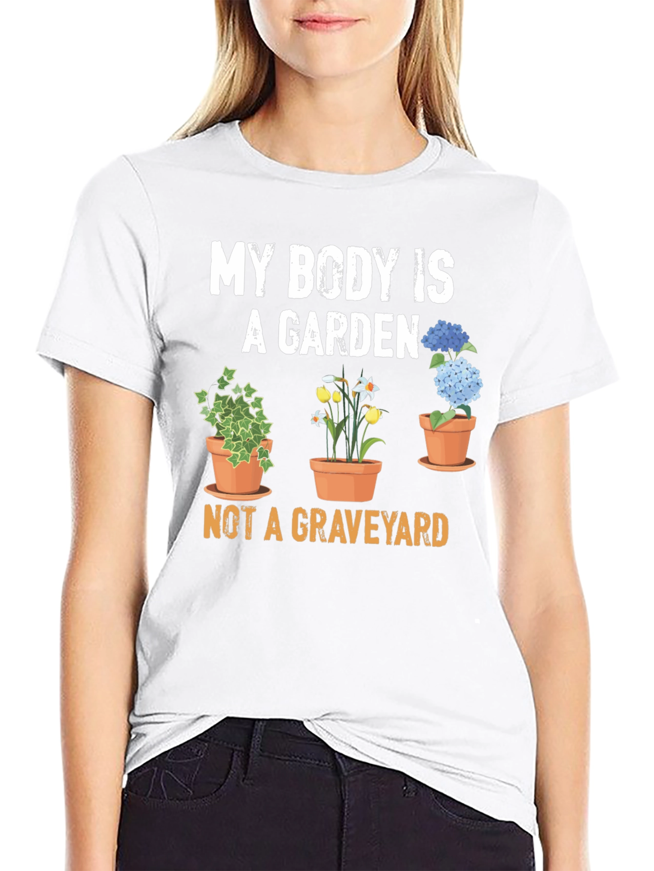 Garden Body T-Shirt: Plant-Based Wellness Tee