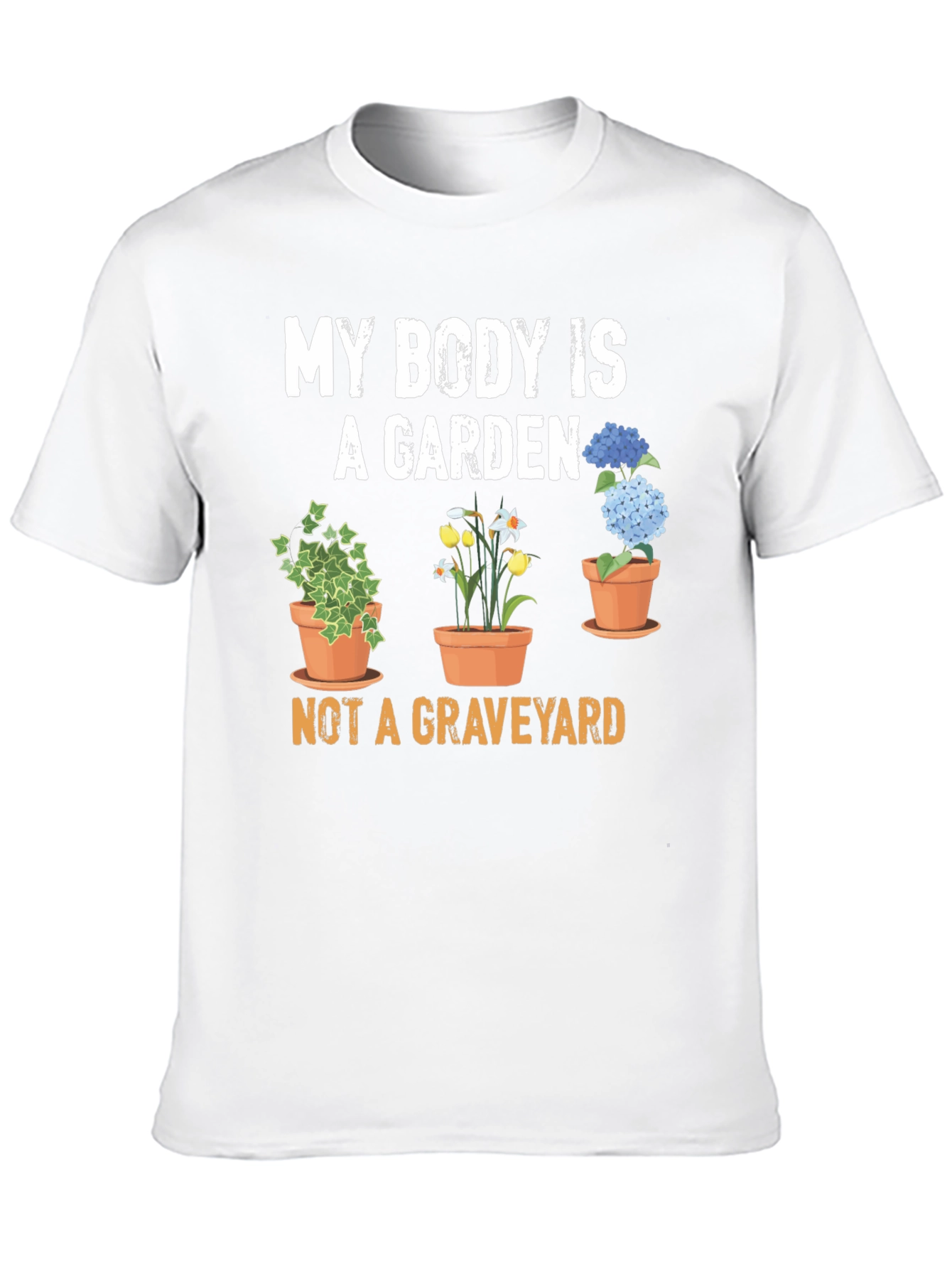 Garden Body T-Shirt: Plant-Based Wellness Tee