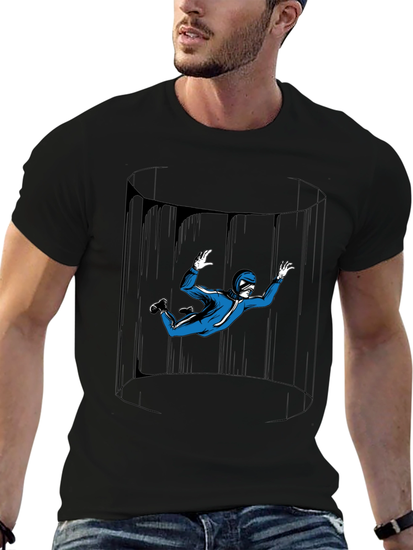 Indoor Skydiving T-Shirt - Wind Tunnel Design