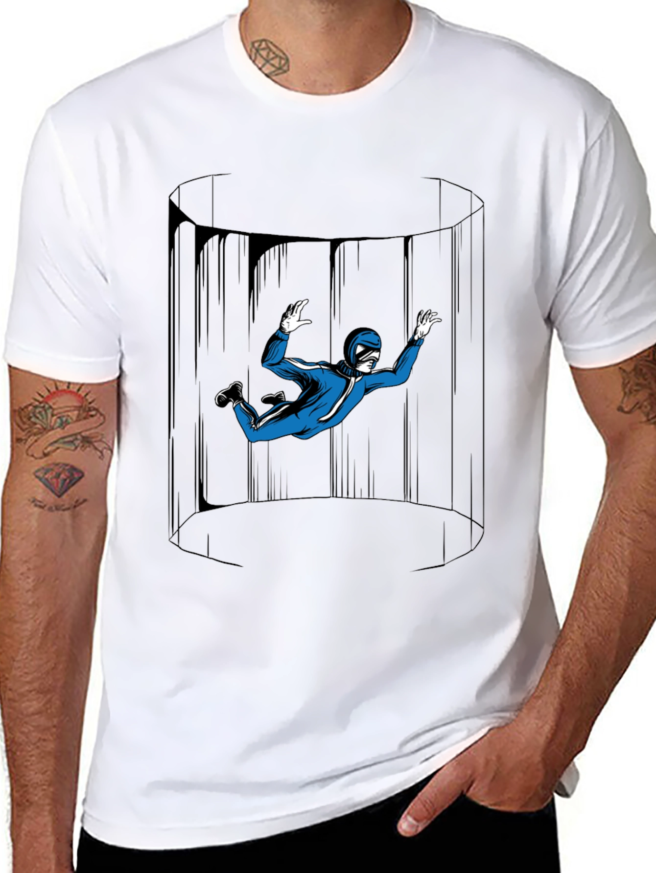 Indoor Skydiving T-Shirt - Wind Tunnel Design