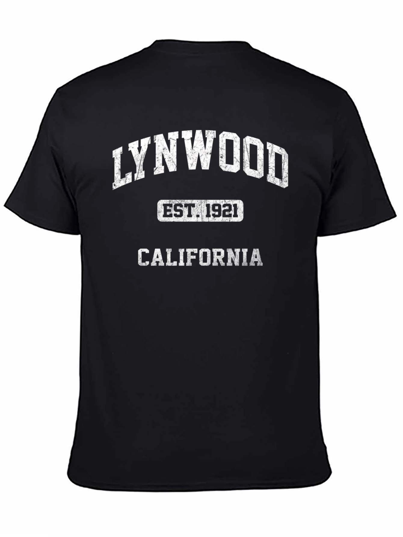Lynwood California Est. 1921 Black T-Shirt
